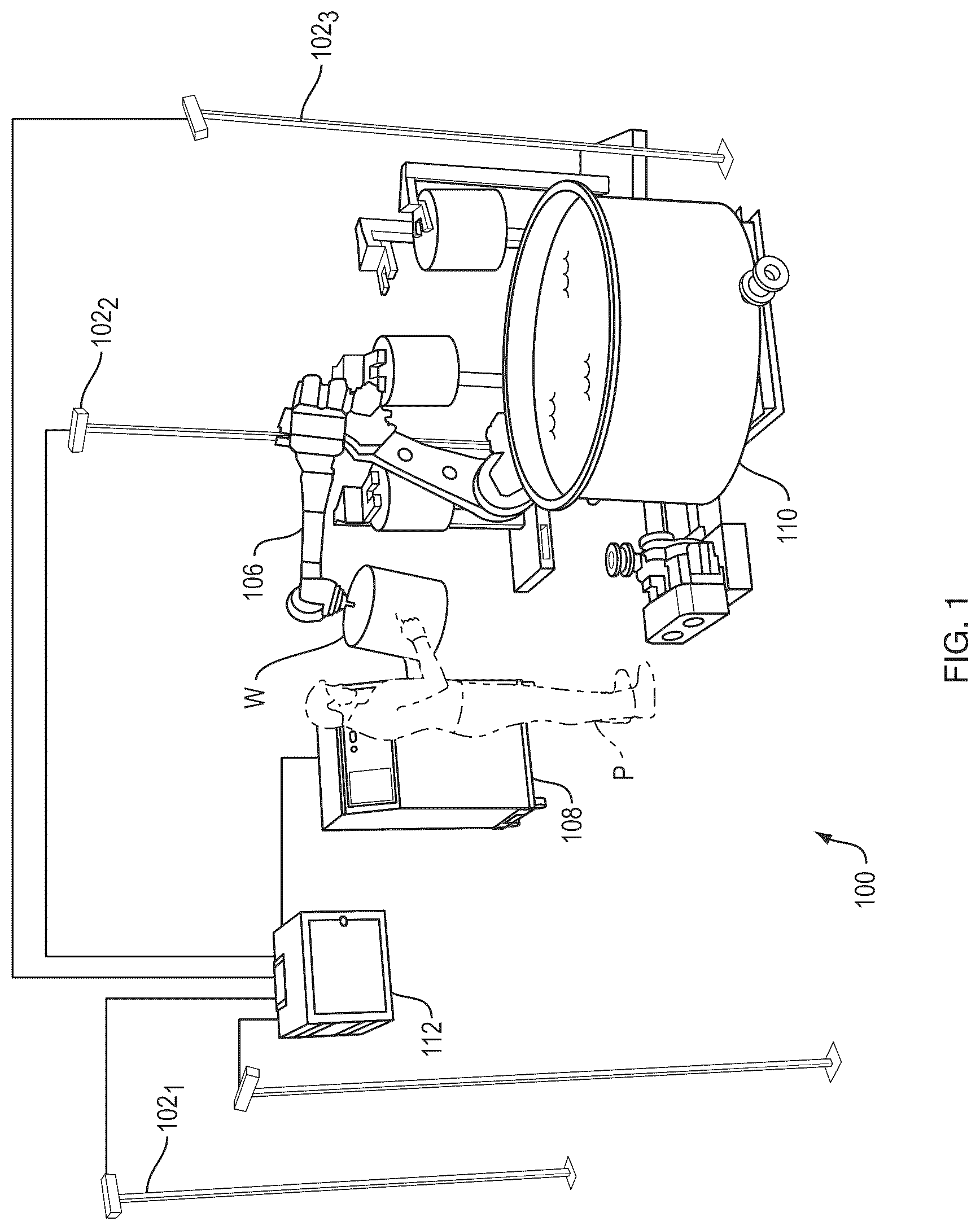 Patent US12097625 Figure 1 – Robot end-effector sensing and identification