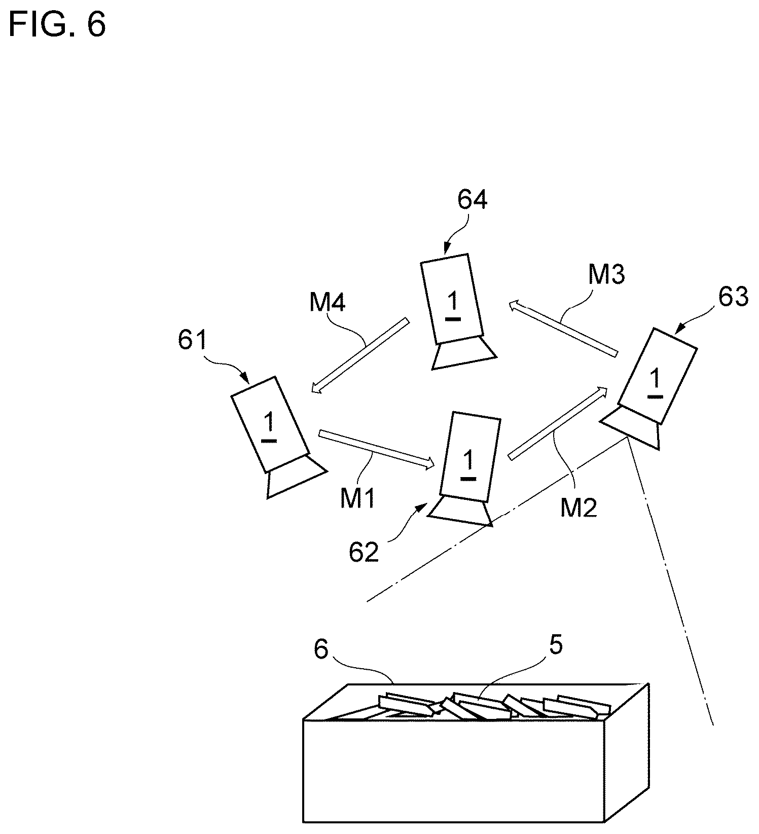 Patent US12097627 Figure 6 – Control apparatus for robotic system, control method for robotic system, computer-readable storage medium storing a computer control program, and robotic system