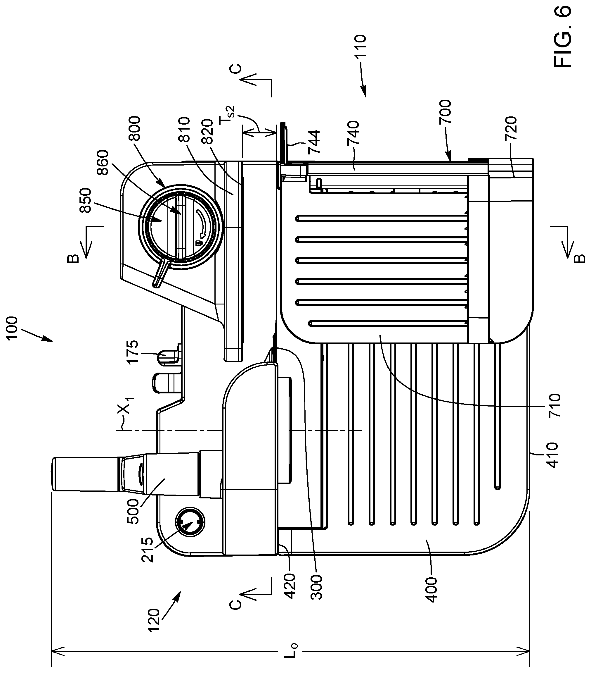 Patent US12097630 Figure 6 – Foldable manual food-slicing apparatus and corresponding method