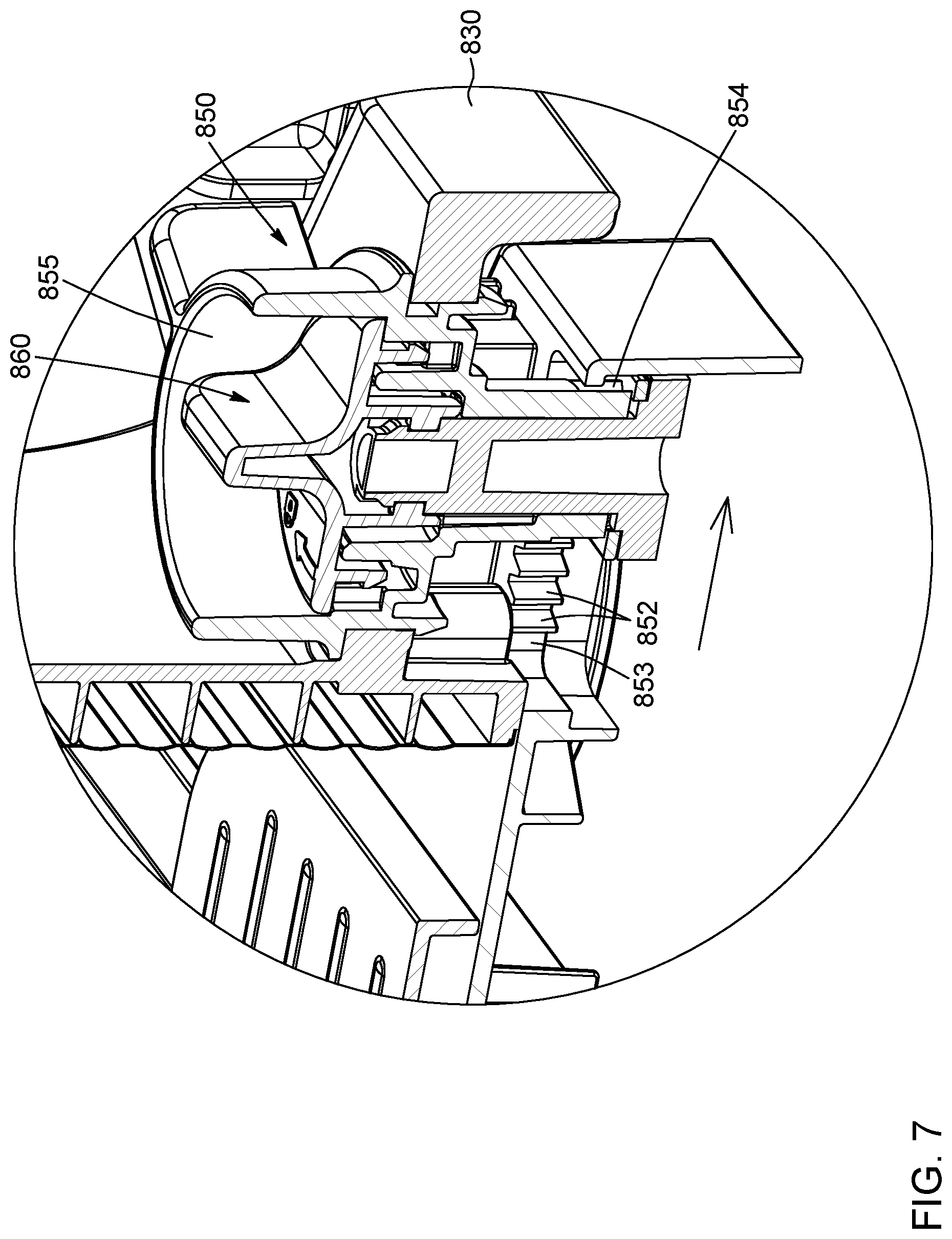 Patent US12097630 Figure 7 – Foldable manual food-slicing apparatus and corresponding method