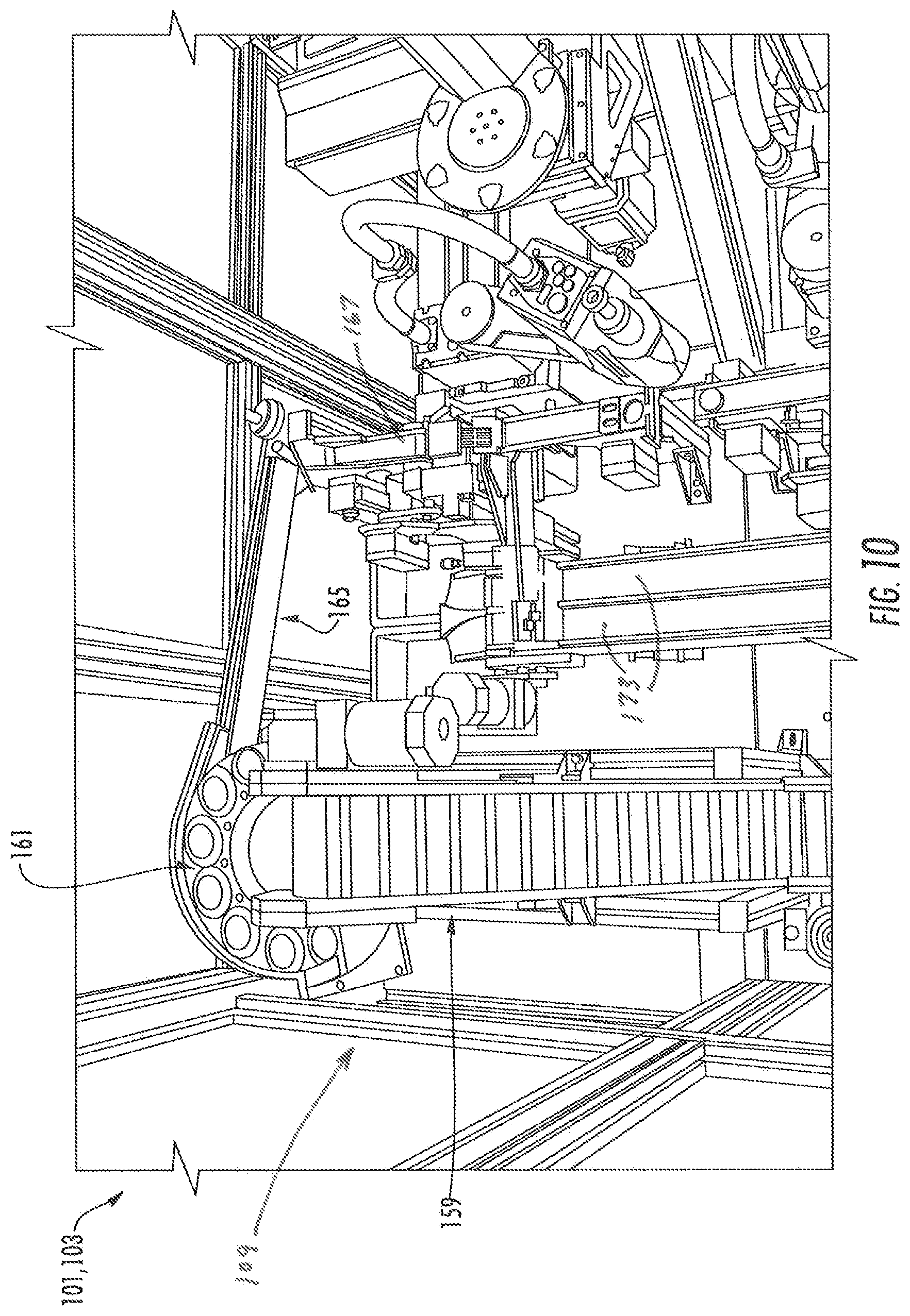Patent US12097631 Figure 10 – System and method for reducing giveaway material on mint products