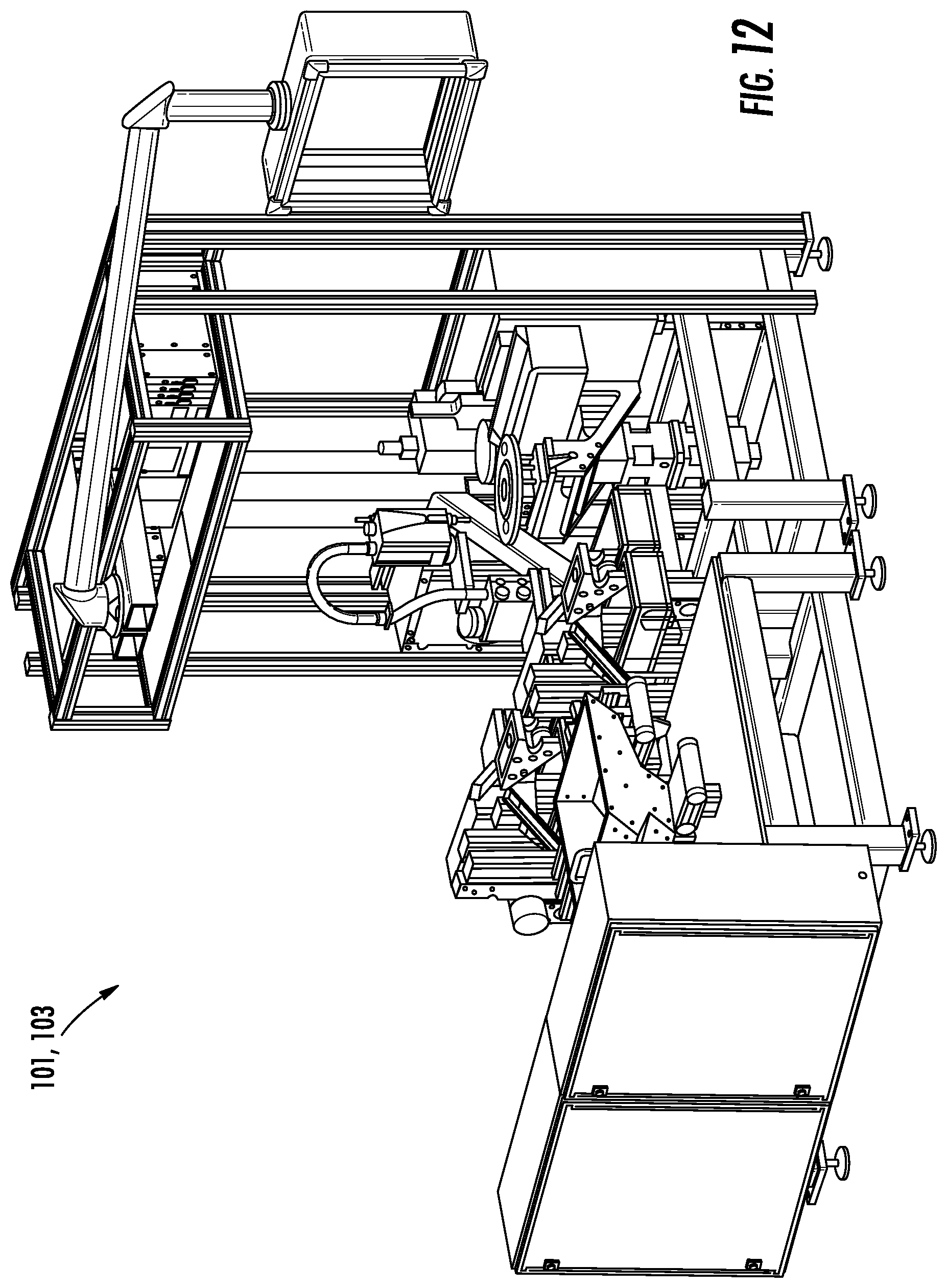 Patent US12097631 Figure 12 – System and method for reducing giveaway material on mint products