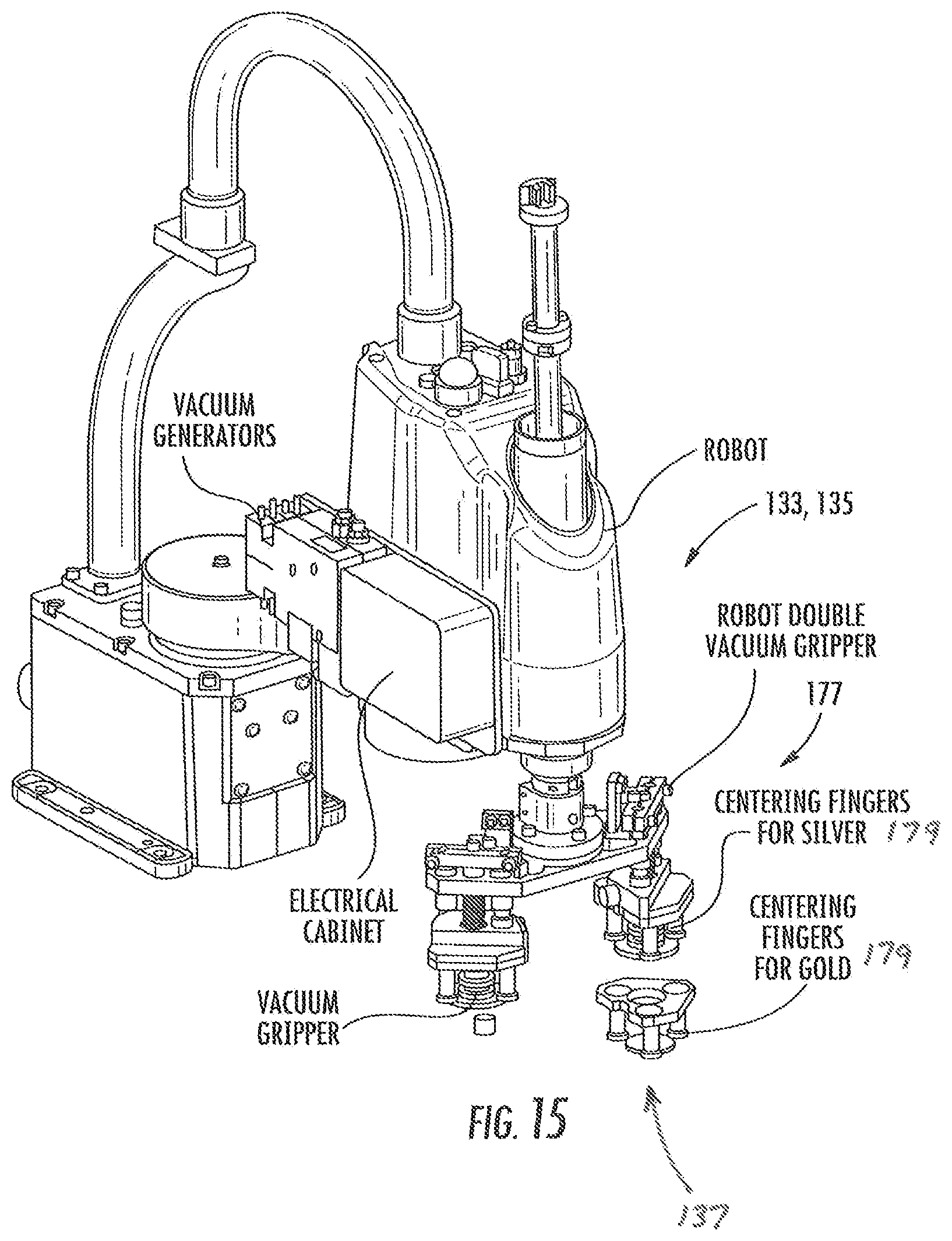 Patent US12097631 Figure 15 – System and method for reducing giveaway material on mint products