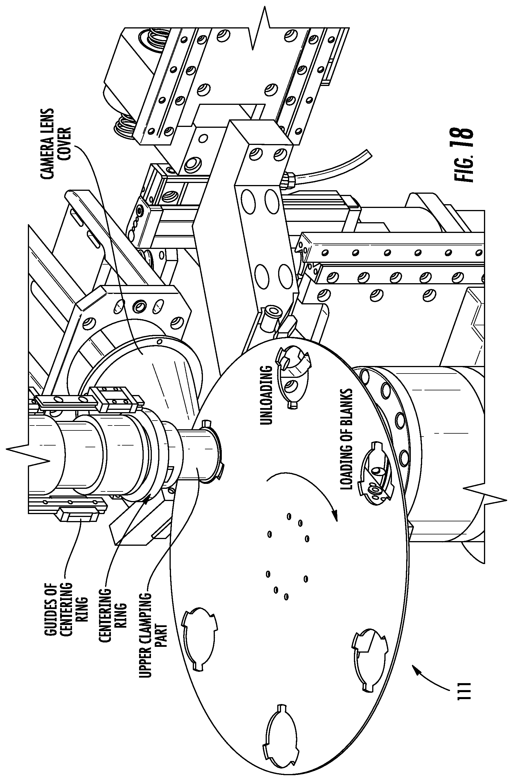 Patent US12097631 Figure 18 – System and method for reducing giveaway material on mint products