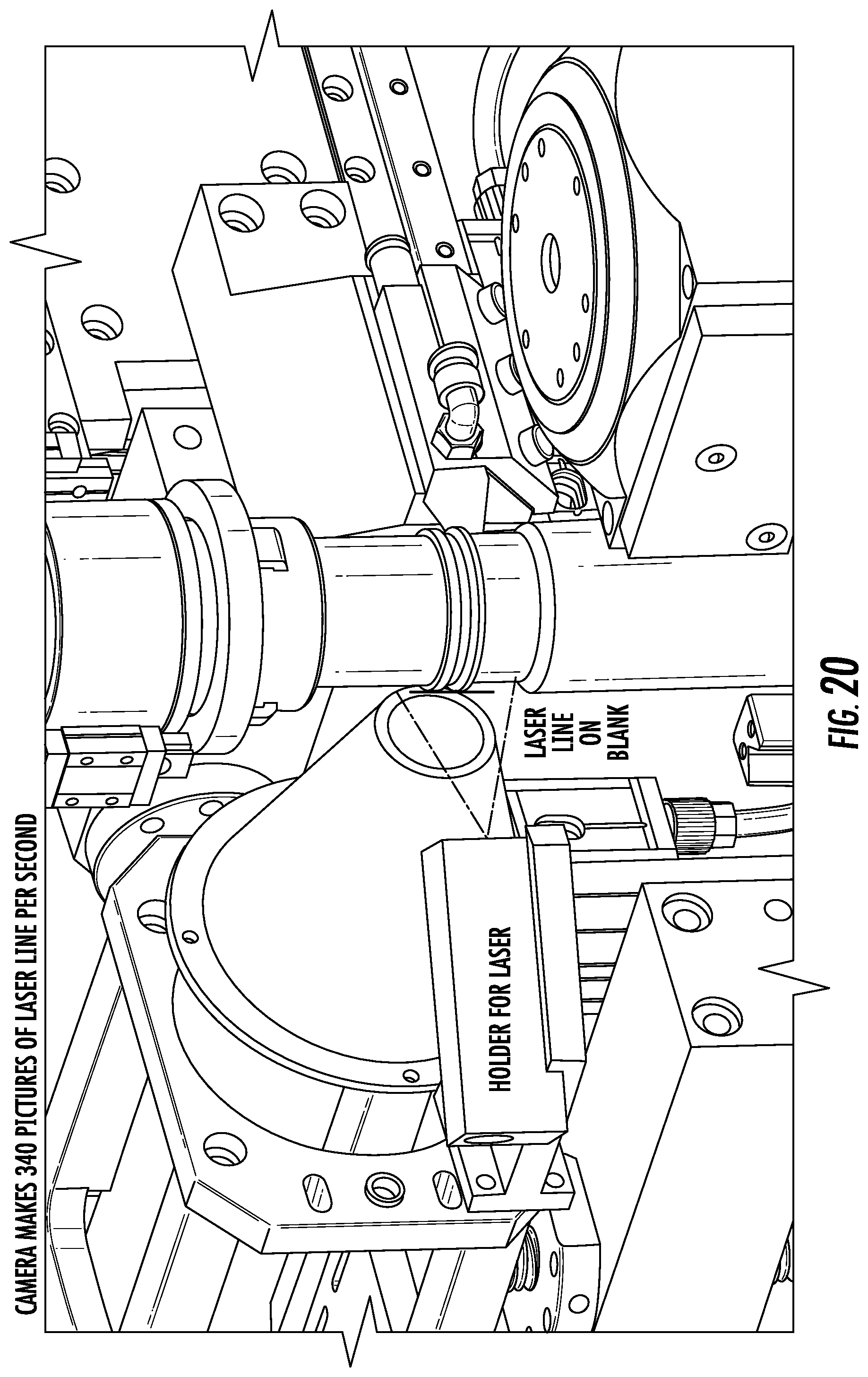 Patent US12097631 Figure 20 – System and method for reducing giveaway material on mint products