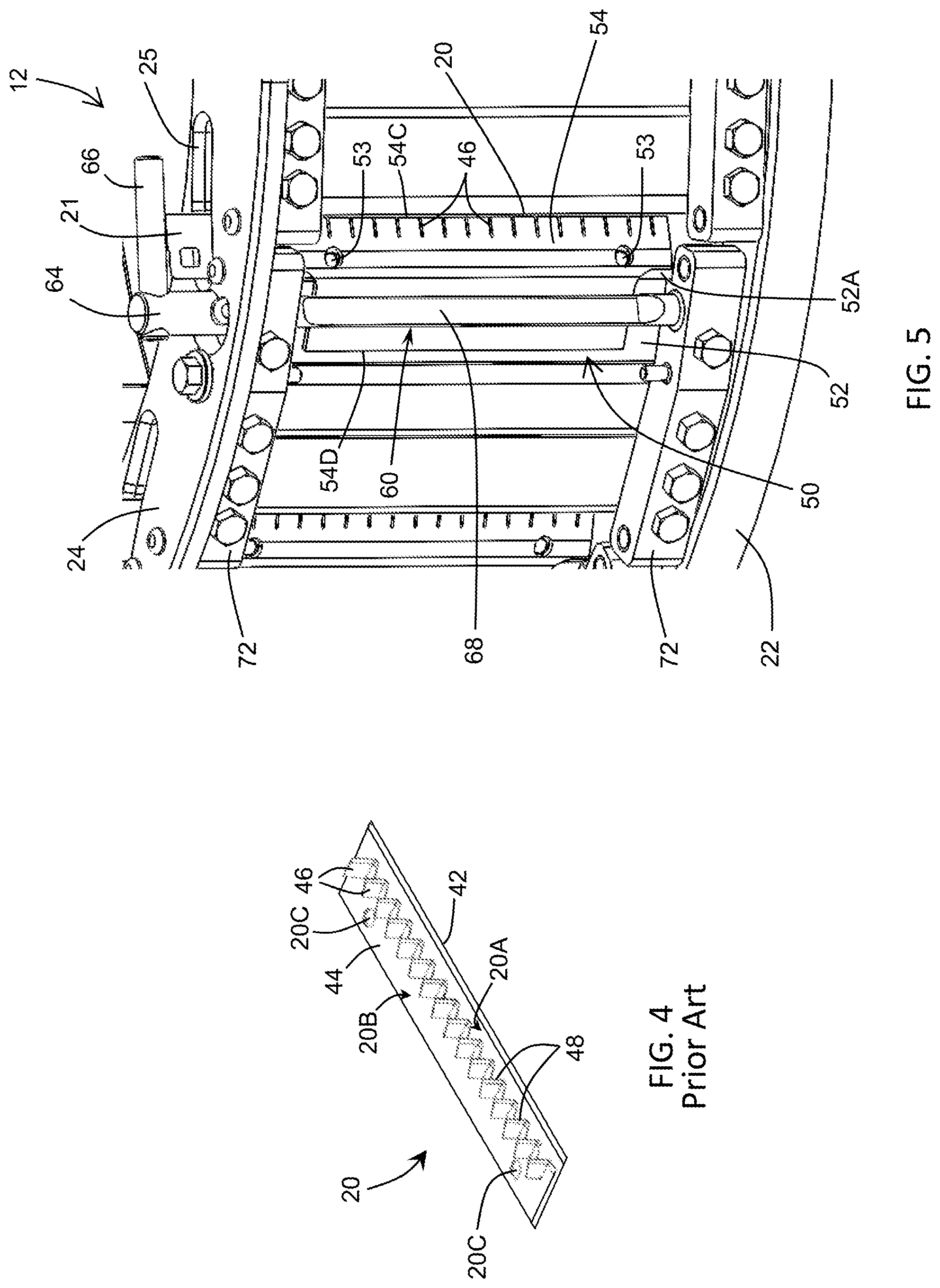 Patent US12097634 Figure 3 – Clamping assemblies for securing knives to slicing machines, slicing machines equipped therewith, and tools for use therewith