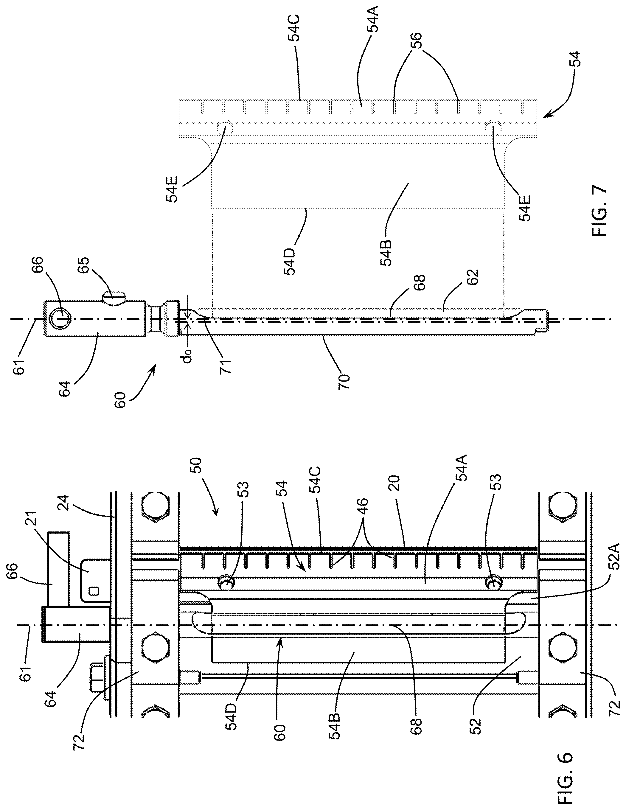 Patent US12097634 Figure 4 – Clamping assemblies for securing knives to slicing machines, slicing machines equipped therewith, and tools for use therewith
