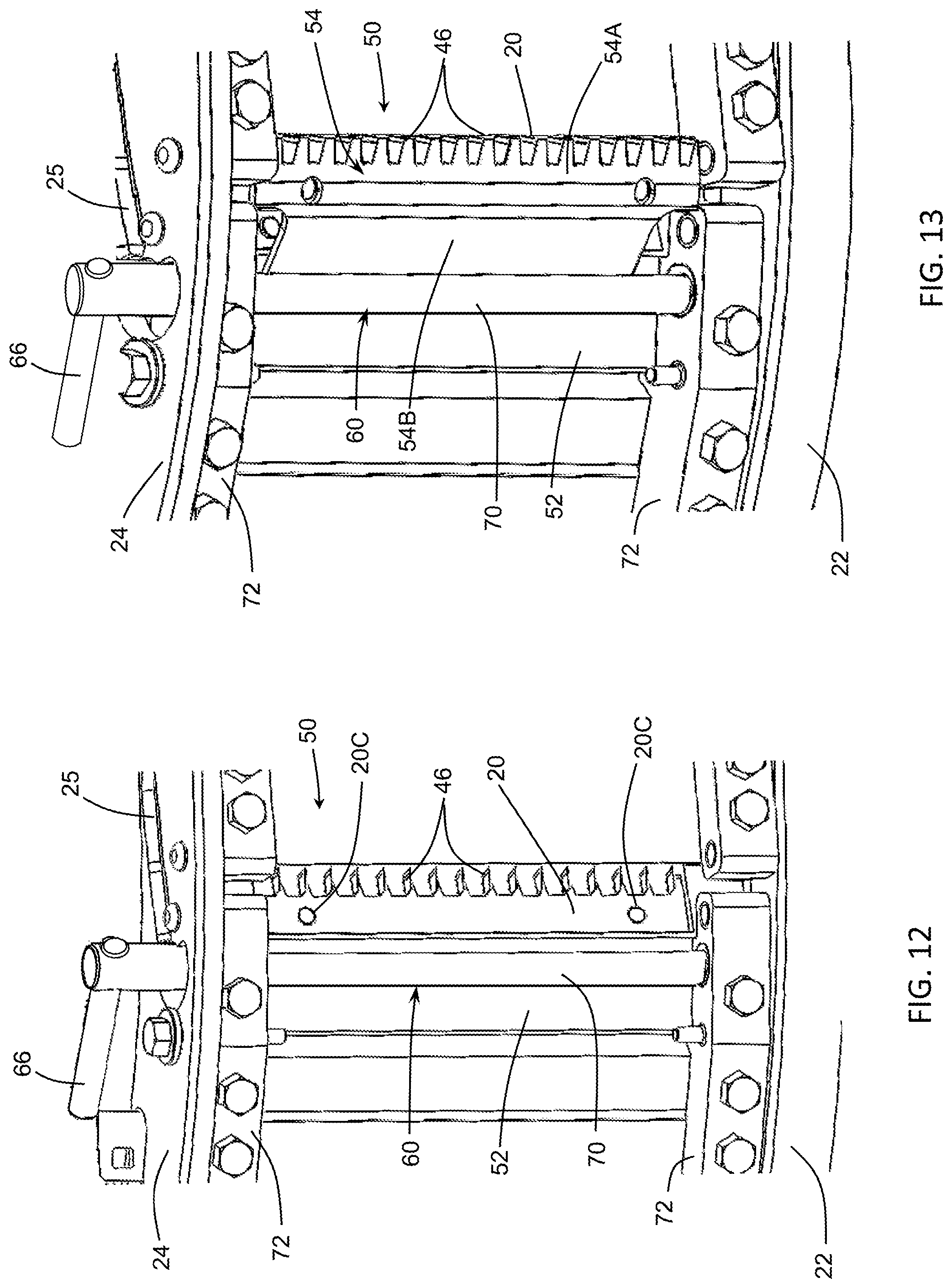 Patent US12097634 Figure 7 – Clamping assemblies for securing knives to slicing machines, slicing machines equipped therewith, and tools for use therewith