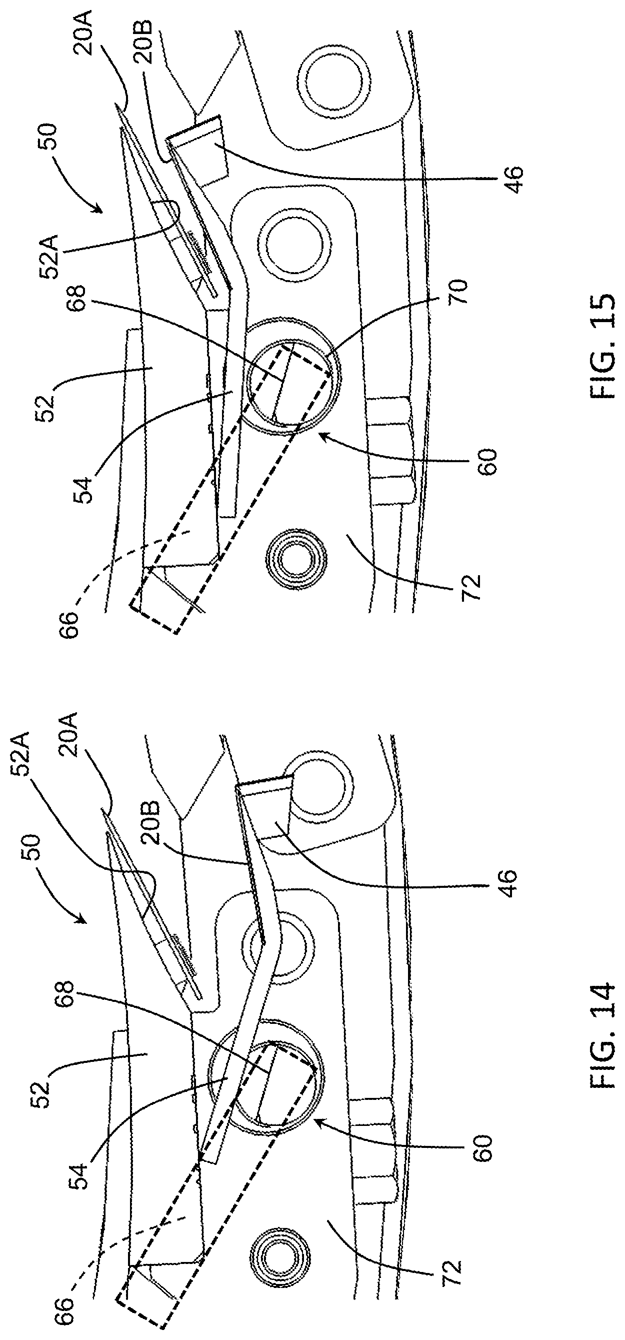 Patent US12097634 Figure 8 – Clamping assemblies for securing knives to slicing machines, slicing machines equipped therewith, and tools for use therewith