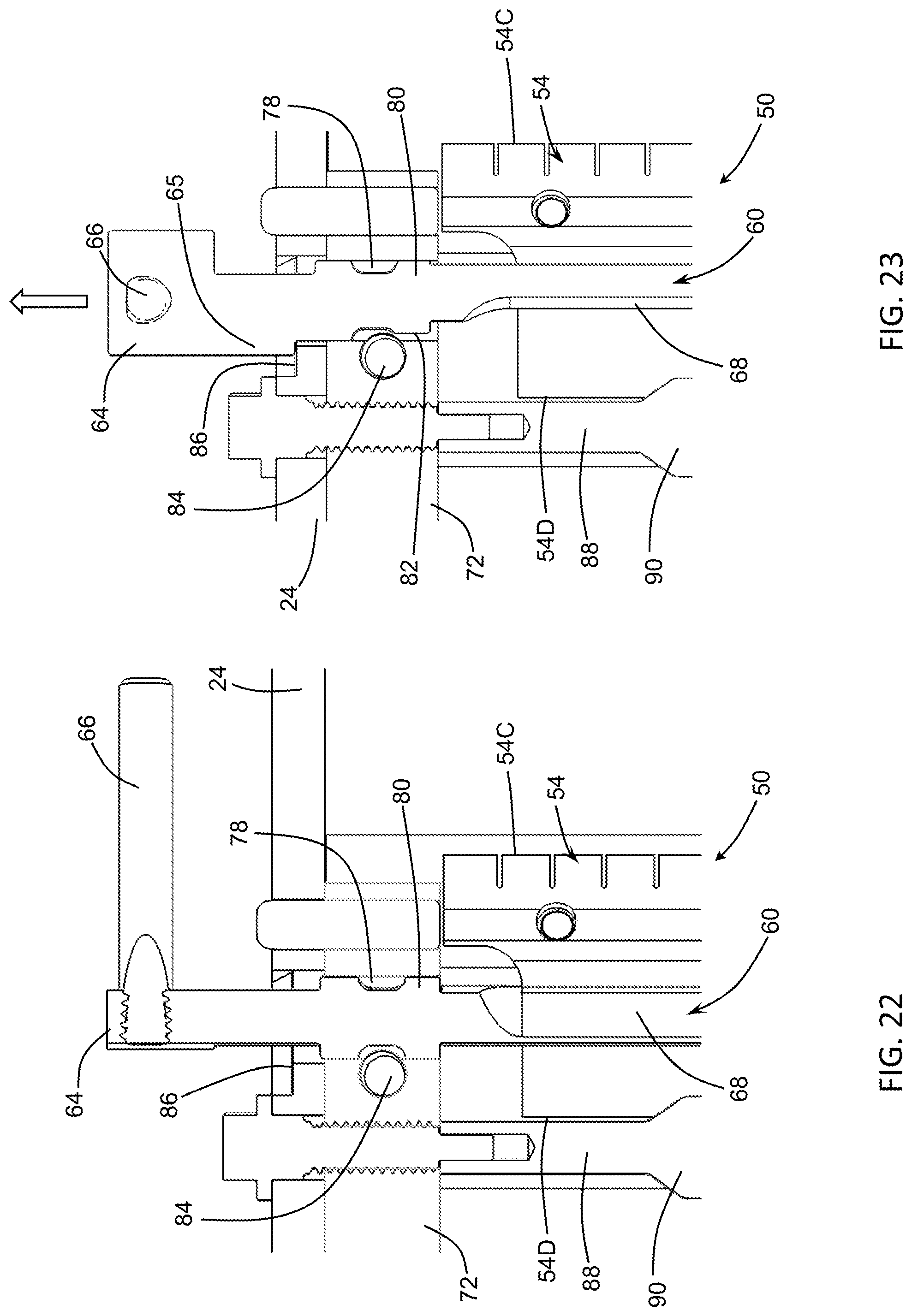 Patent US12097634 Figure 13 – Clamping assemblies for securing knives to slicing machines, slicing machines equipped therewith, and tools for use therewith