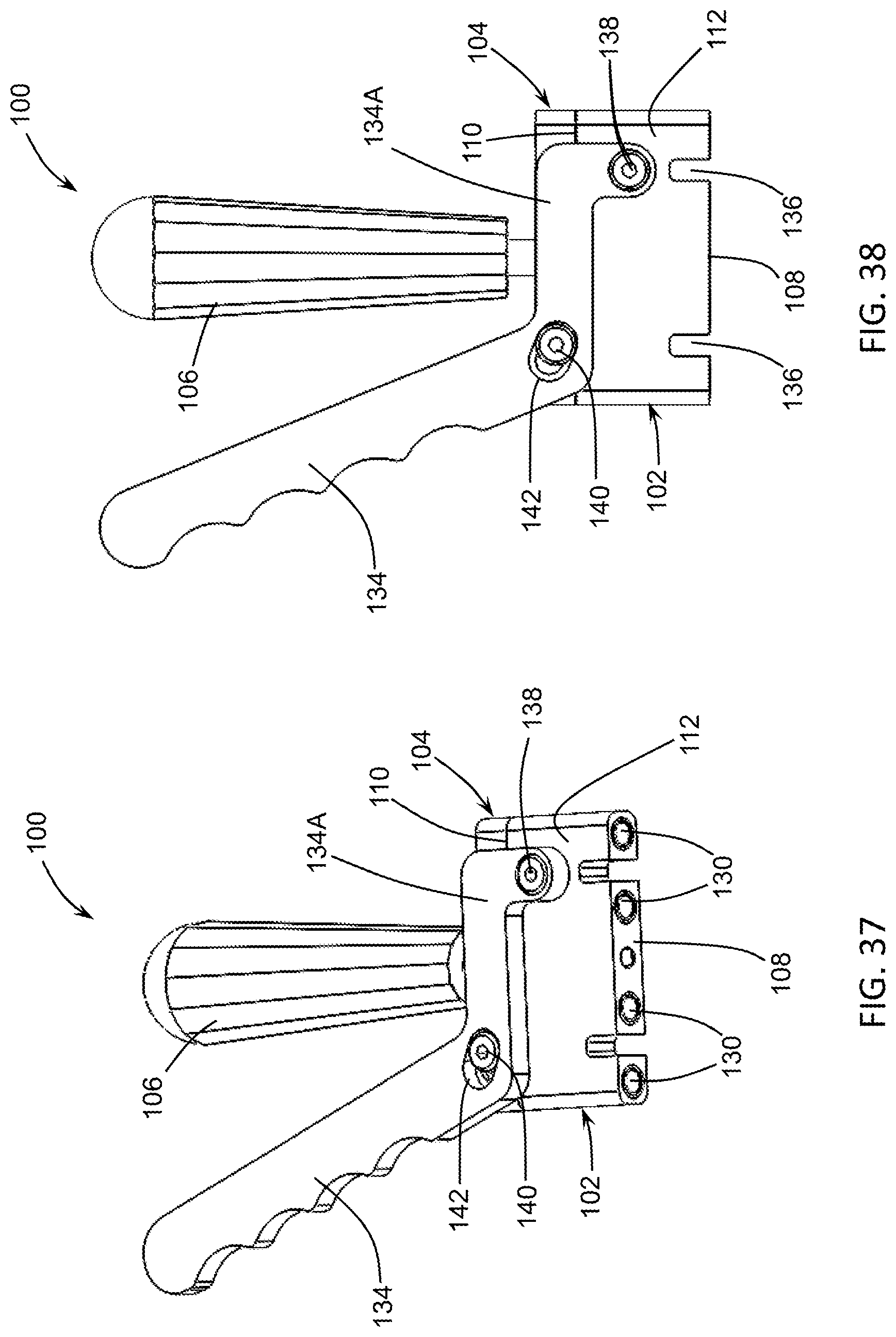 Patent US12097634 Figure 20 – Clamping assemblies for securing knives to slicing machines, slicing machines equipped therewith, and tools for use therewith