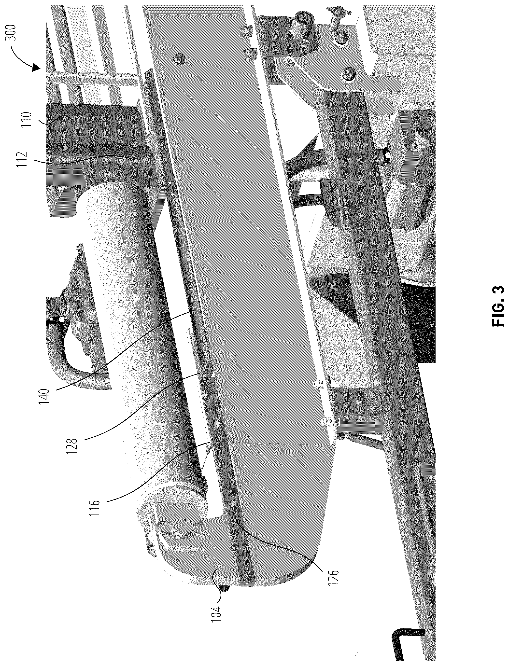 Patent US12097636 Figure 3 – Lift table attachment for two-way log splitters