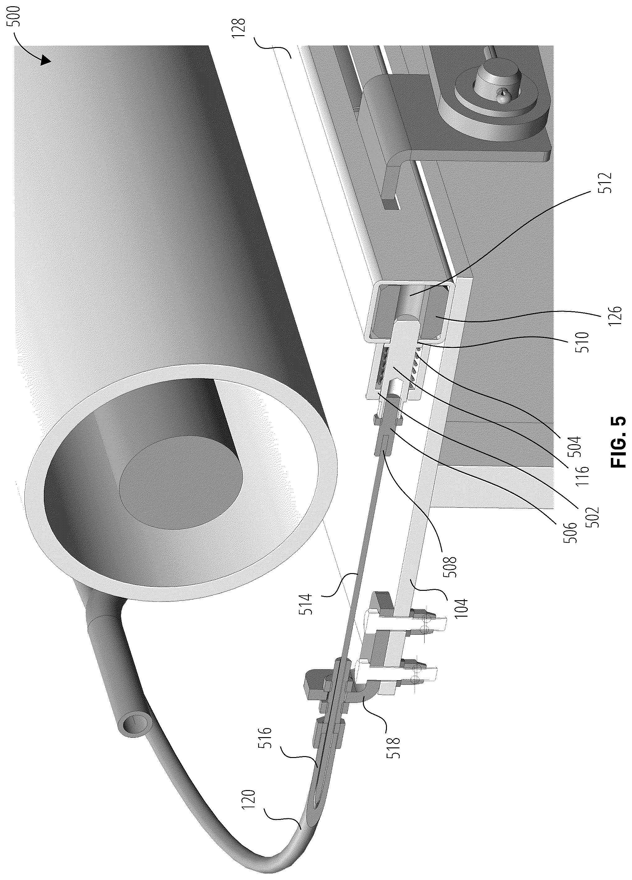 Patent US12097636 Figure 5 – Lift table attachment for two-way log splitters