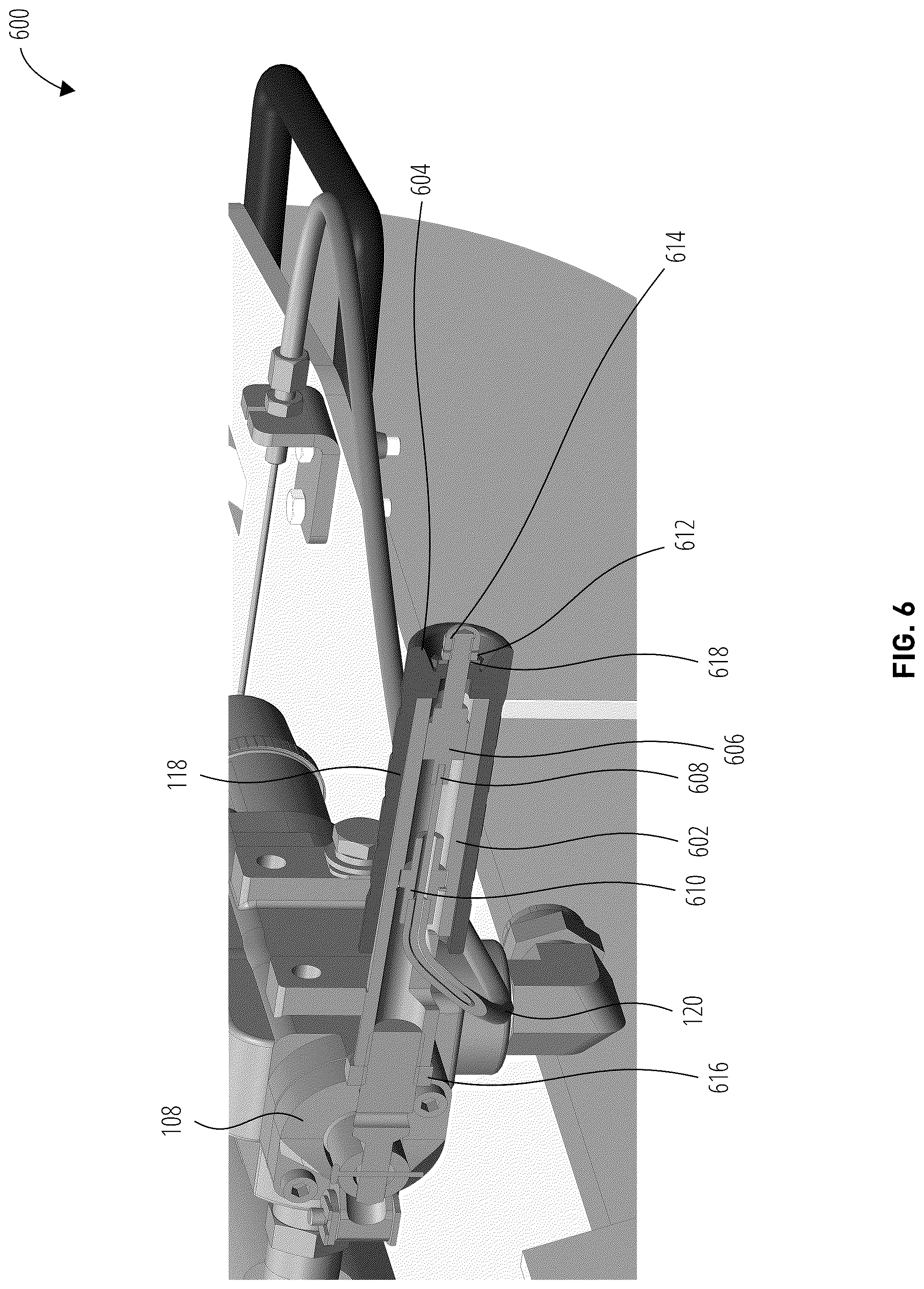 Patent US12097636 Figure 6 – Lift table attachment for two-way log splitters