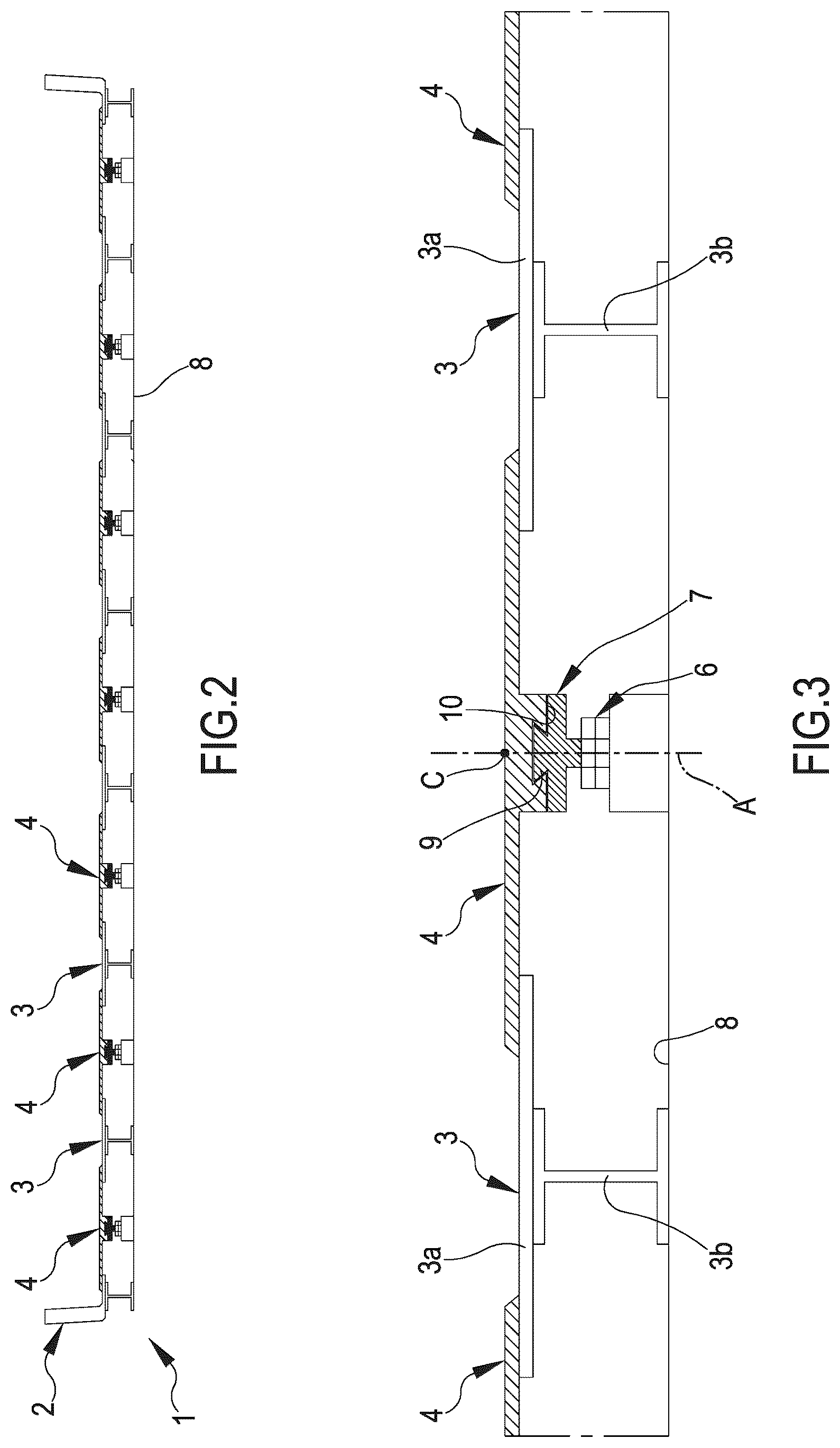 Patent US12097639 Figure 2 – Formwork for the construction of railway platforms