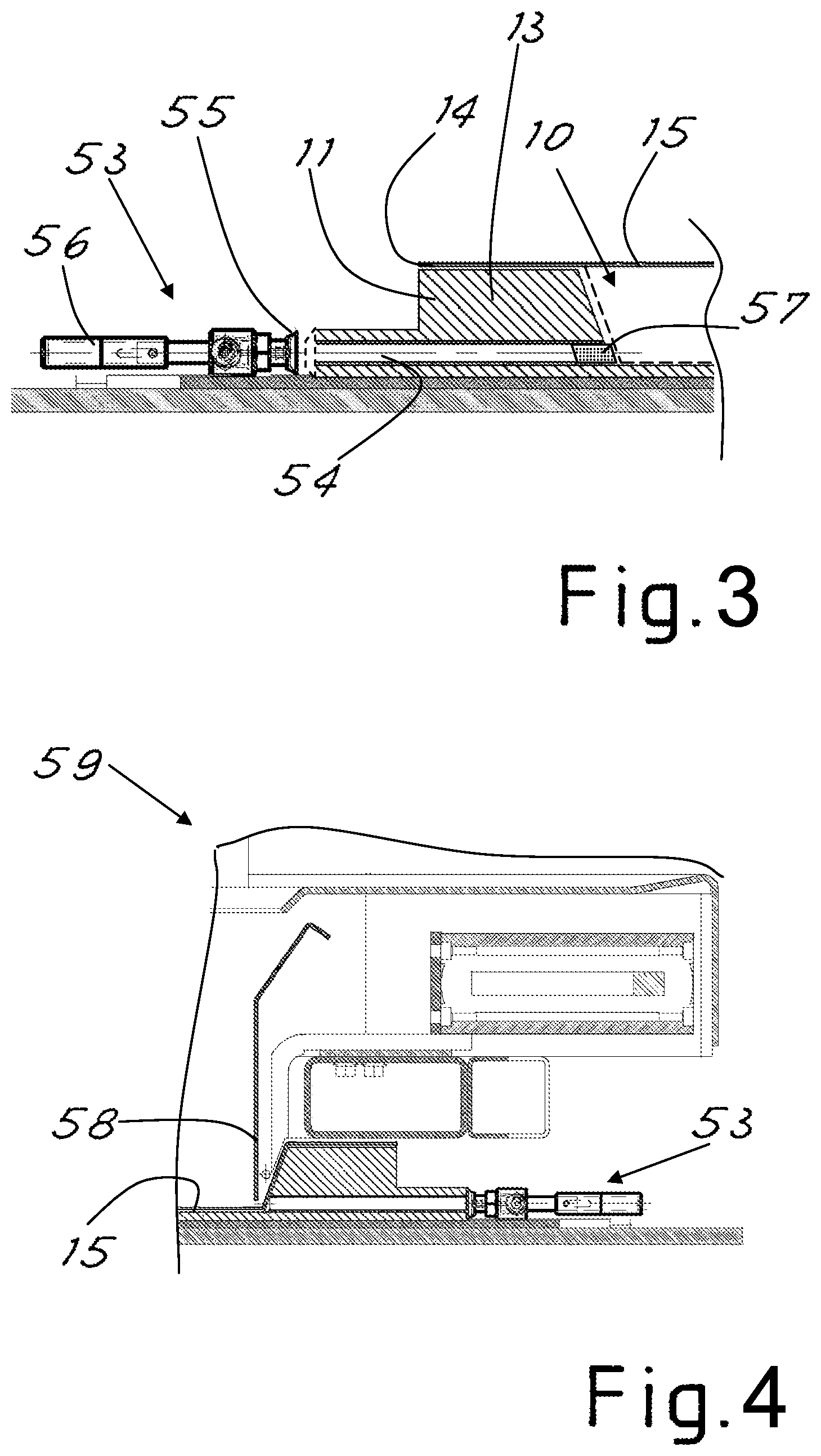 Patent US12097640 Figure 2 – Plant and method for the production of slabs from a mixture of agglomerate