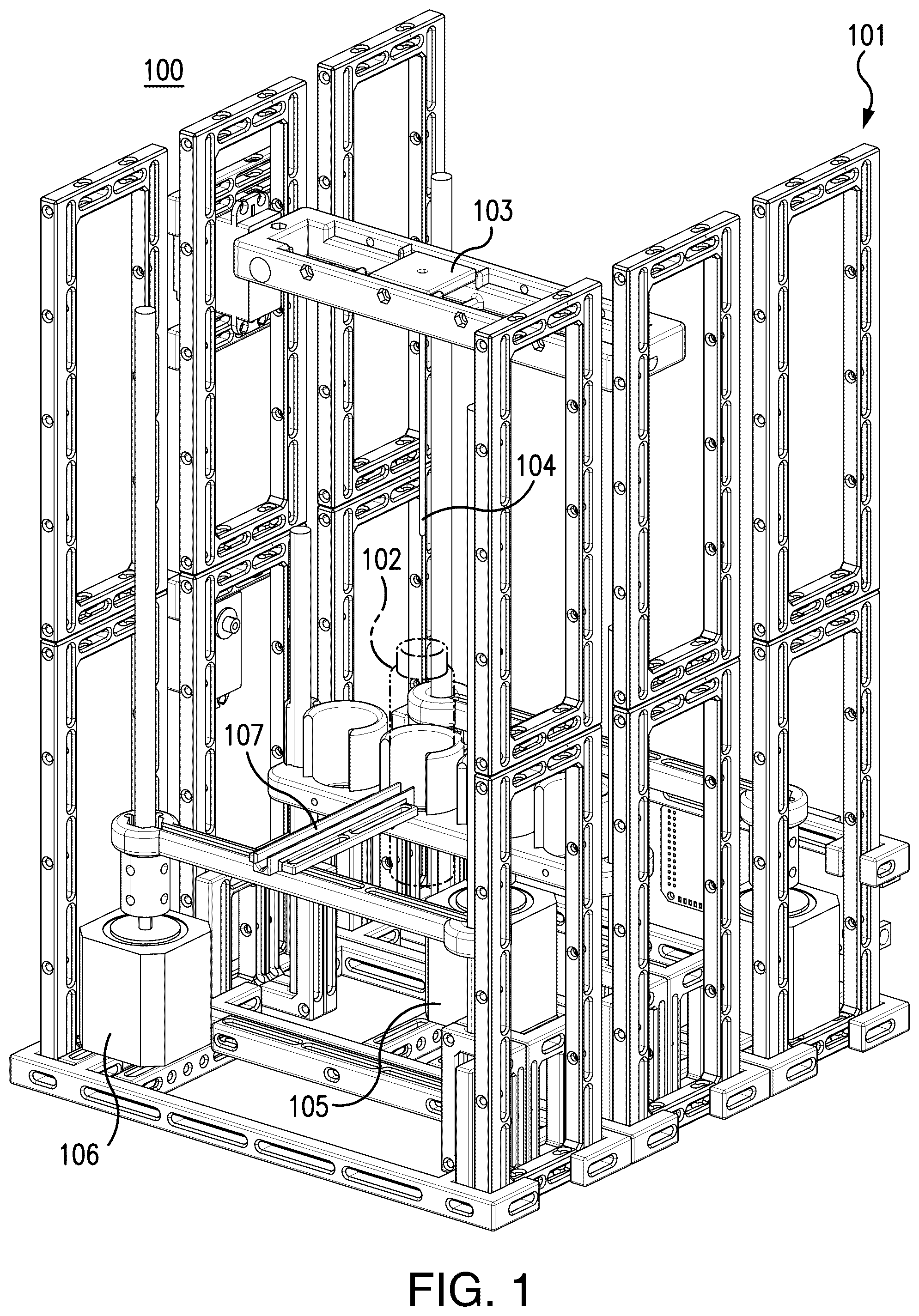 Patent US12097645 Figure 1 – Automation mechanism for pre/clinical production of resorbable nerve guides
