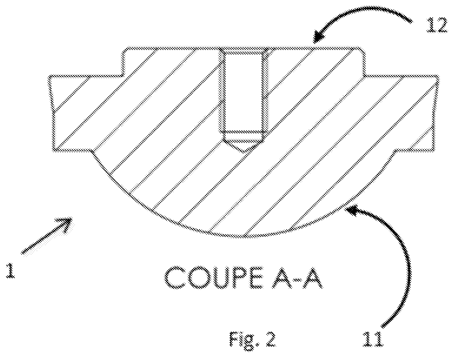 Patent US12097646 Figure 2 – Method for manufacturing an articular prosthesis implant using a ceramic imprint
