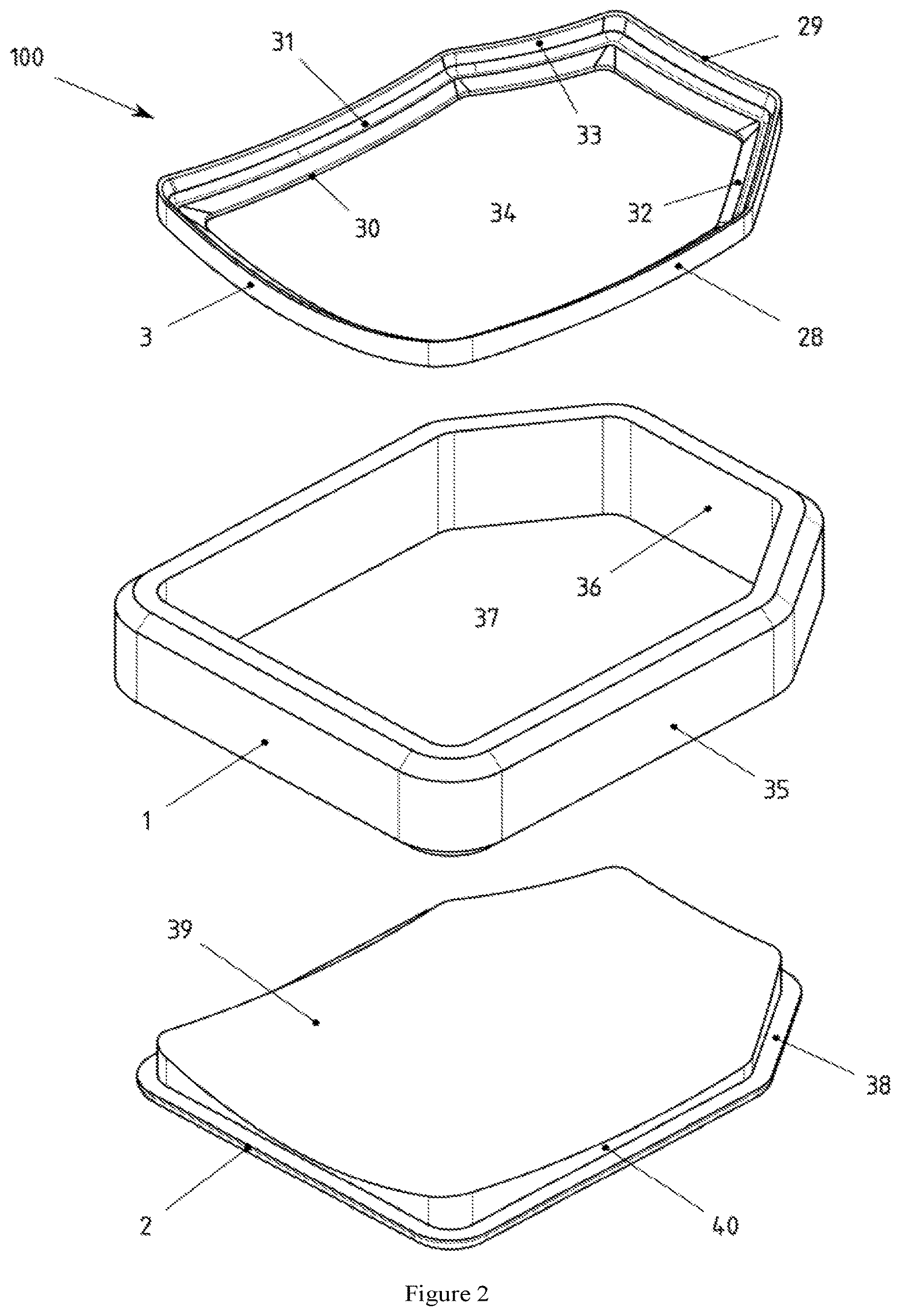 Patent US12097647 Figure 2 – Isostatic side-pressure shielded composite consolidation