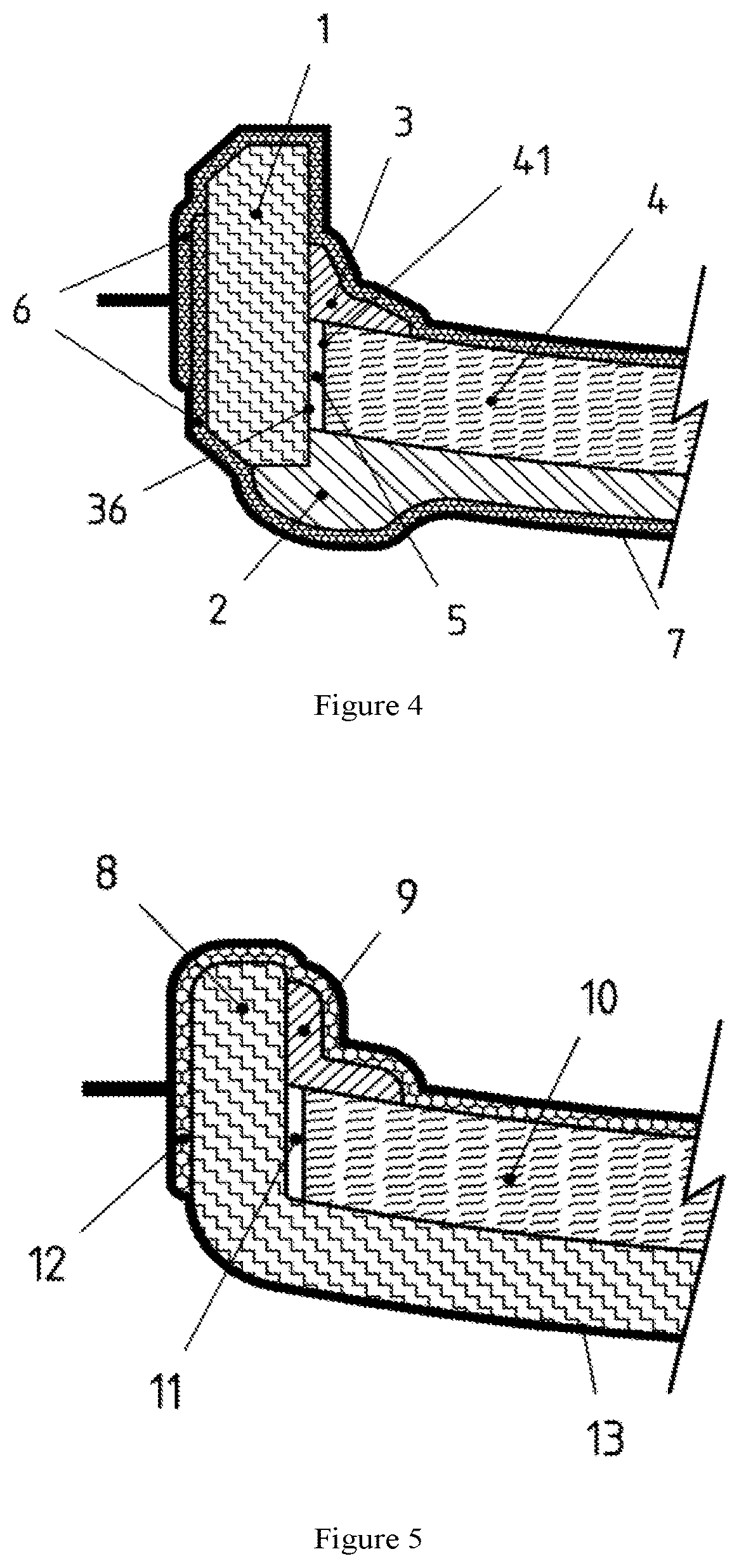 Patent US12097647 Figure 5 – Isostatic side-pressure shielded composite consolidation