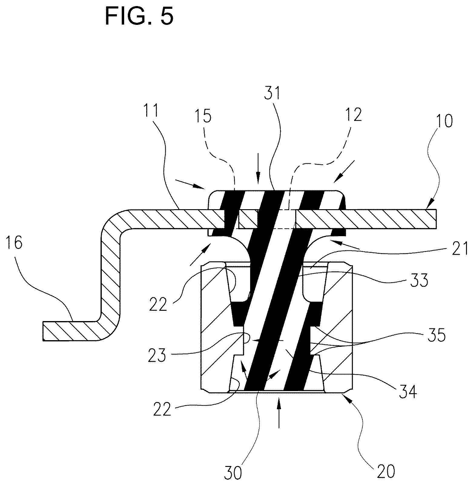 Patent US12097649 Figure 5 – Directly injection-molded steering wheel damper and manufacturing method thereof