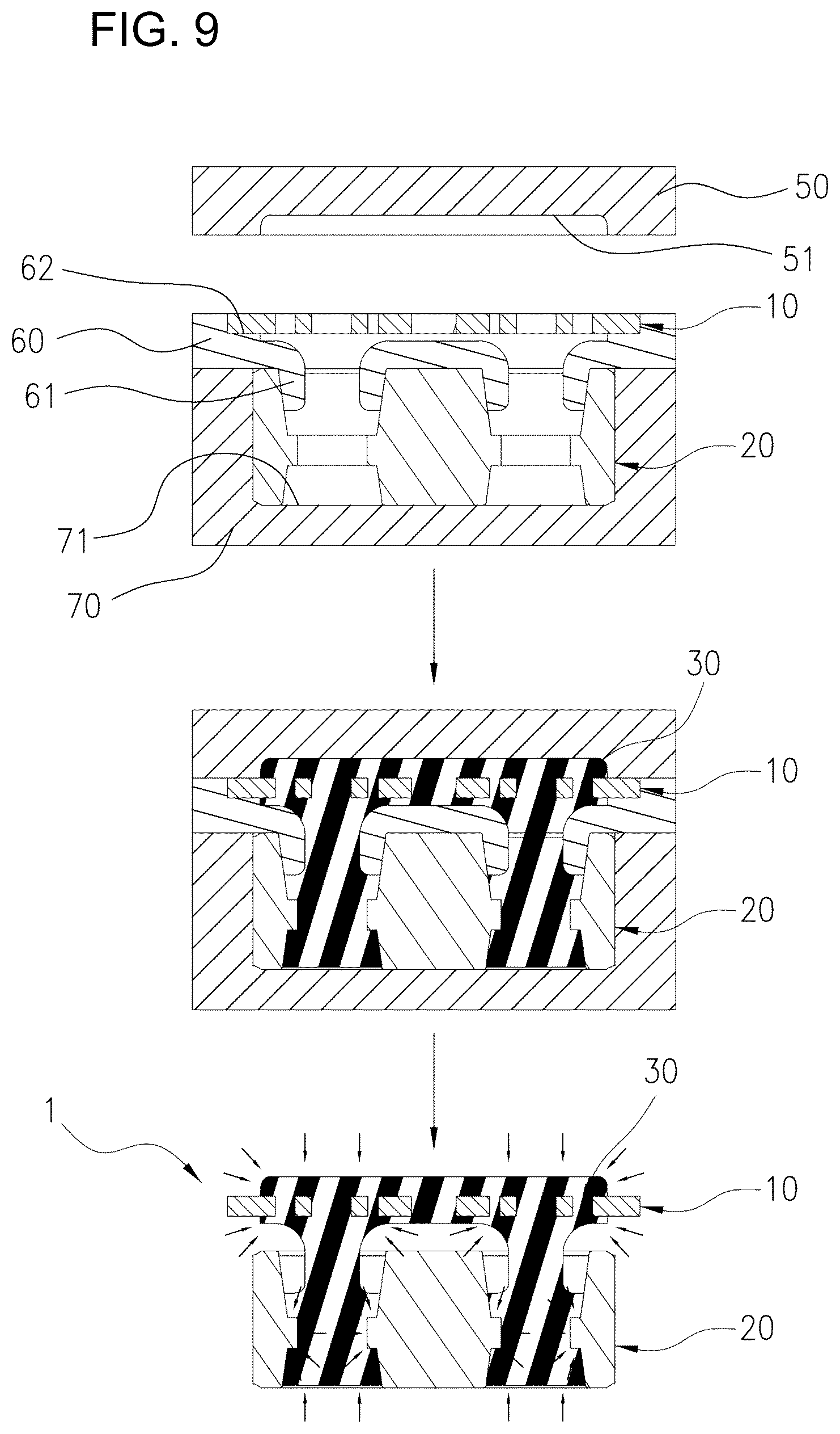 Patent US12097649 Figure 9 – Directly injection-molded steering wheel damper and manufacturing method thereof
