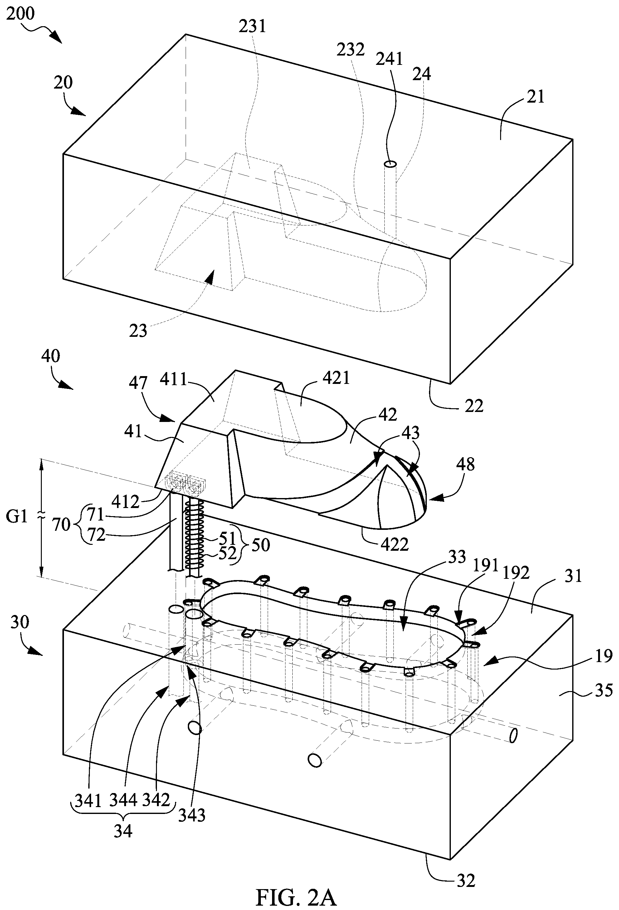 Patent US12097651 Figure 2 – Molding device and molding method