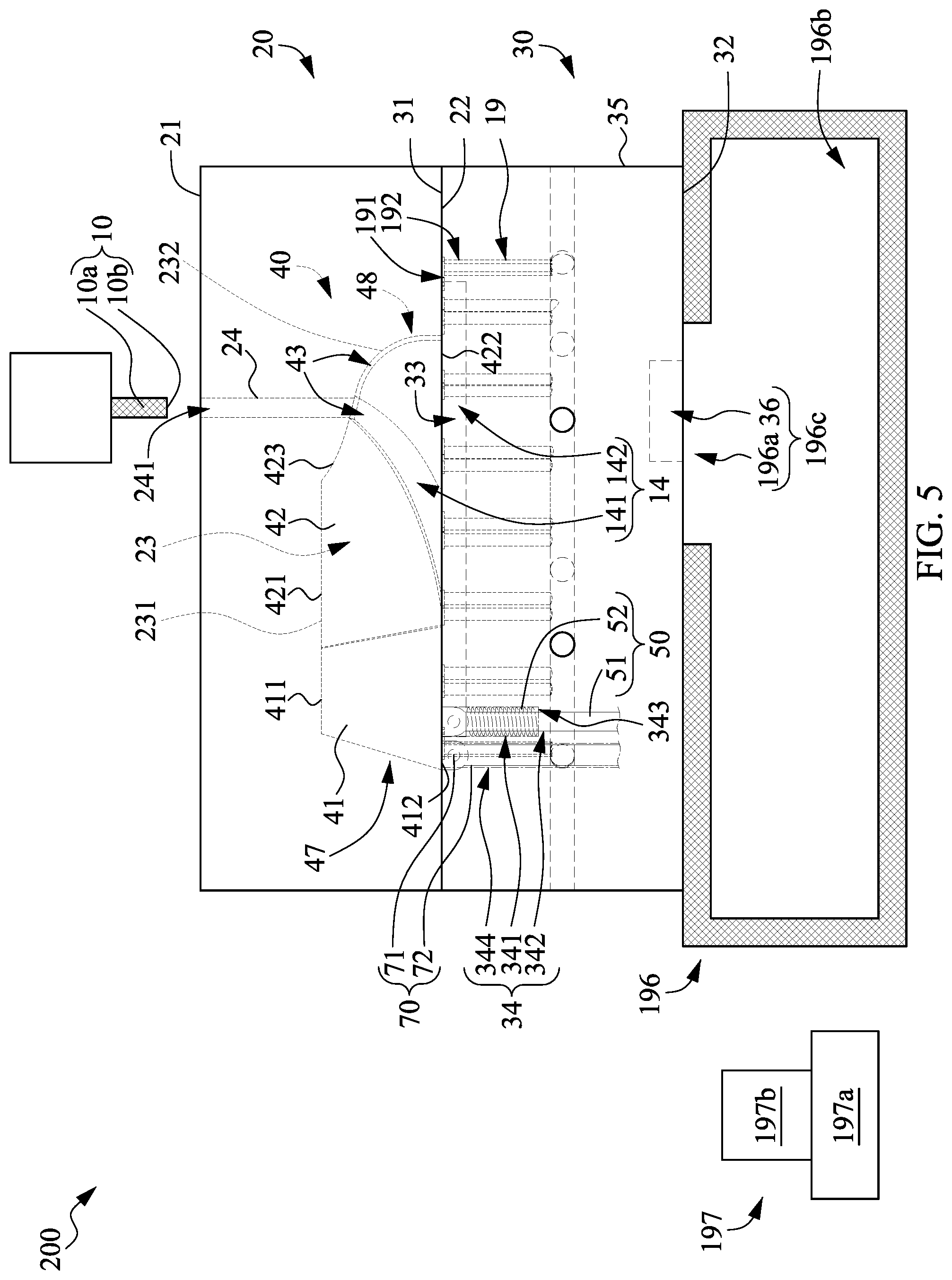 Patent US12097651 Figure 8 – Molding device and molding method