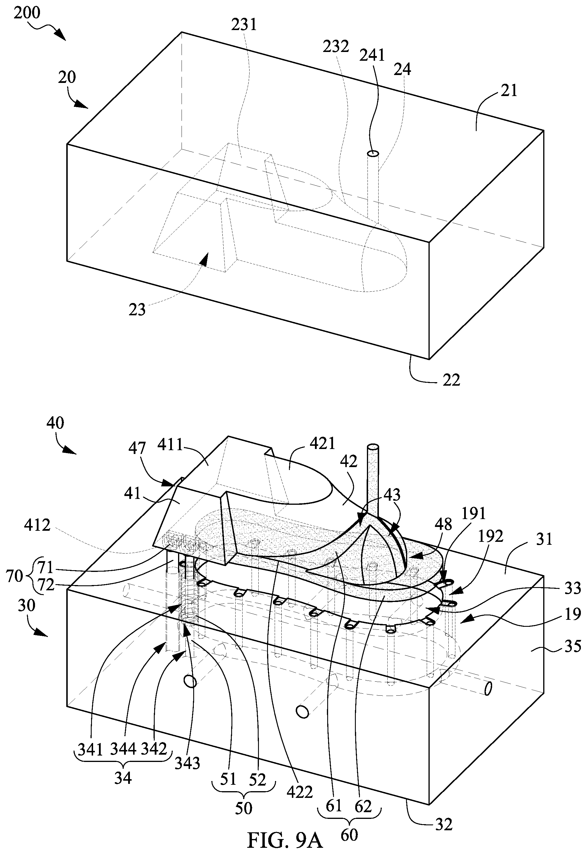Patent US12097651 Figure 15 – Molding device and molding method