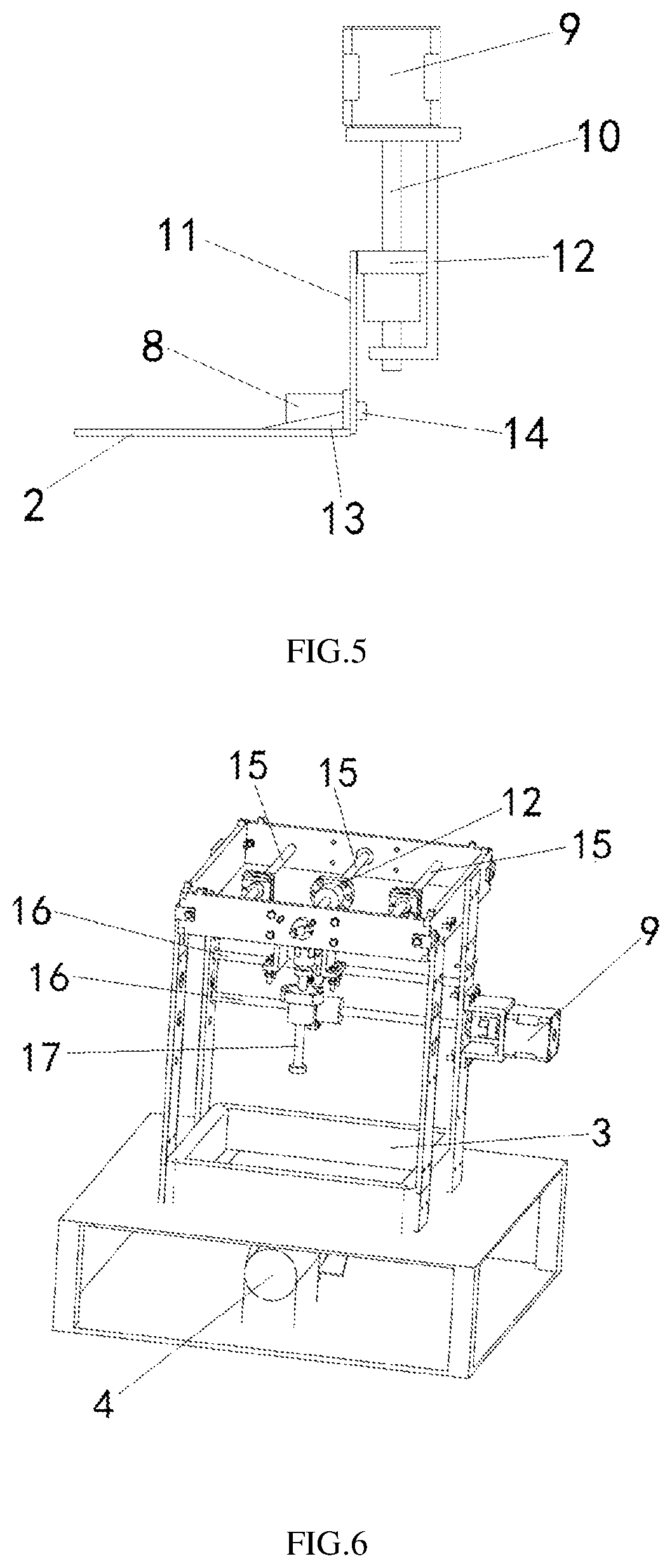 Patent US12097656 Figure 3 – 3D printing method for complex curved hollow structure, and printer