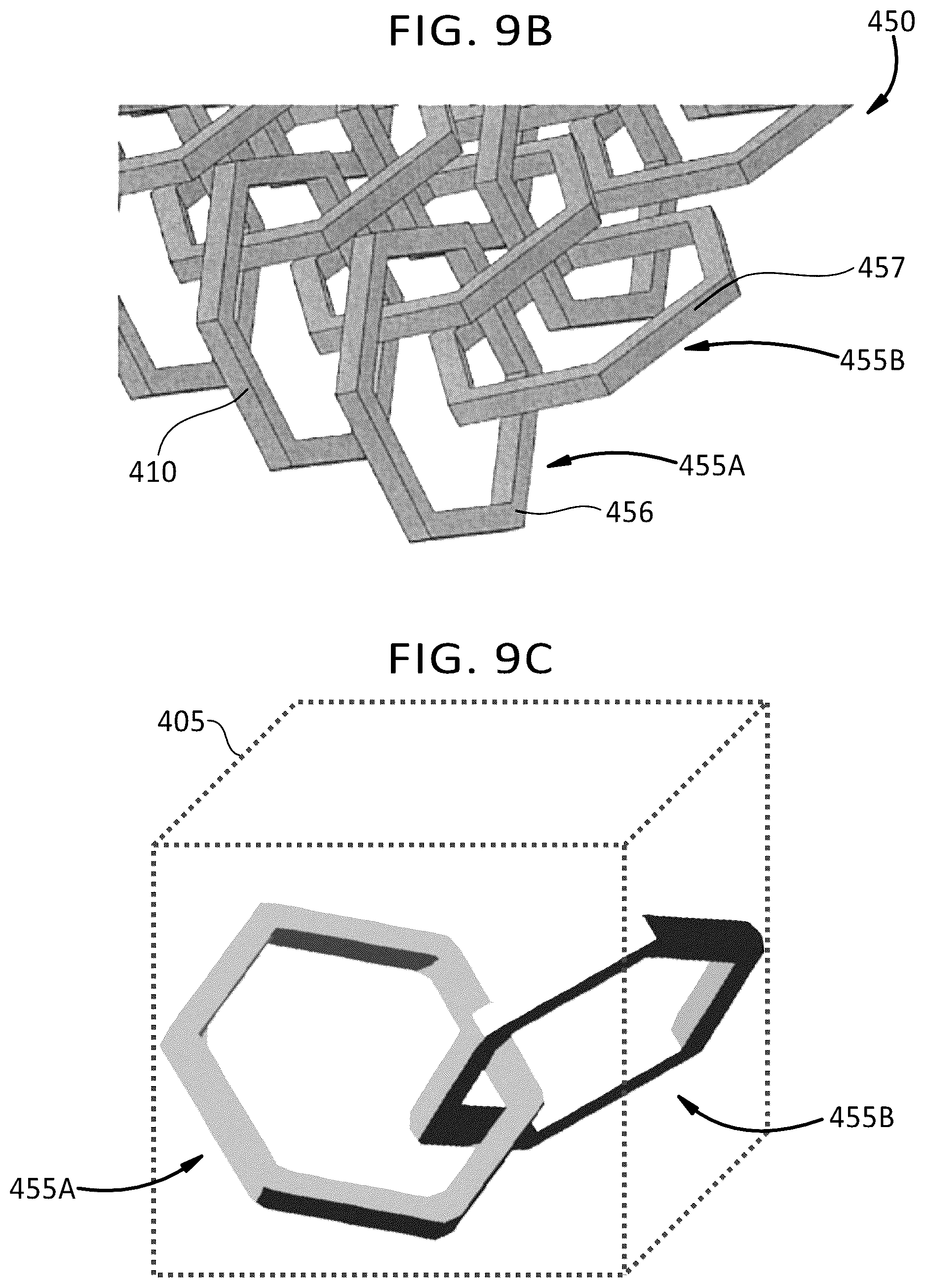 Patent US12097657 Figure 7 – Porous structures produced by additive layer manufacturing