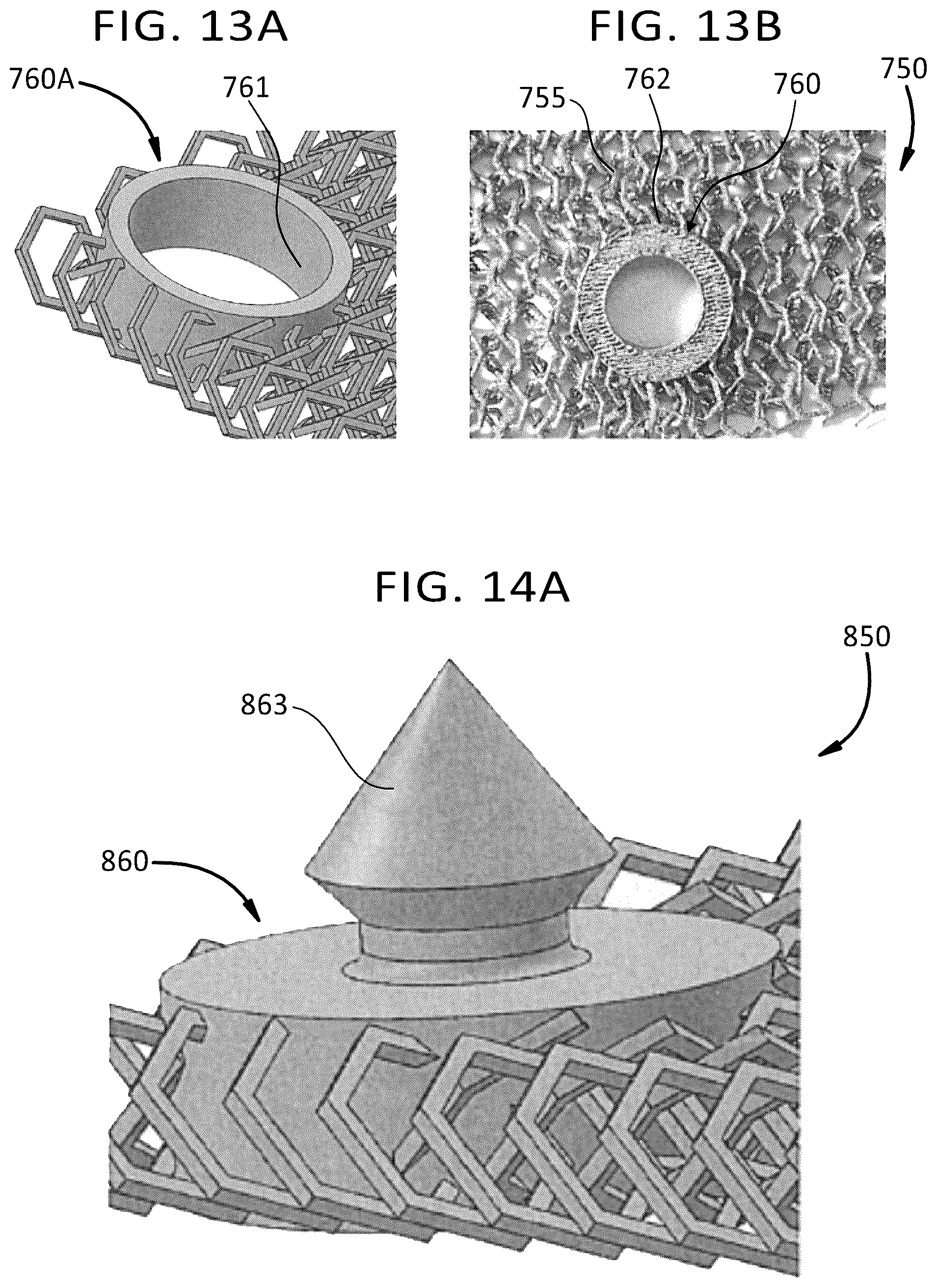 Patent US12097657 Figure 10 – Porous structures produced by additive layer manufacturing