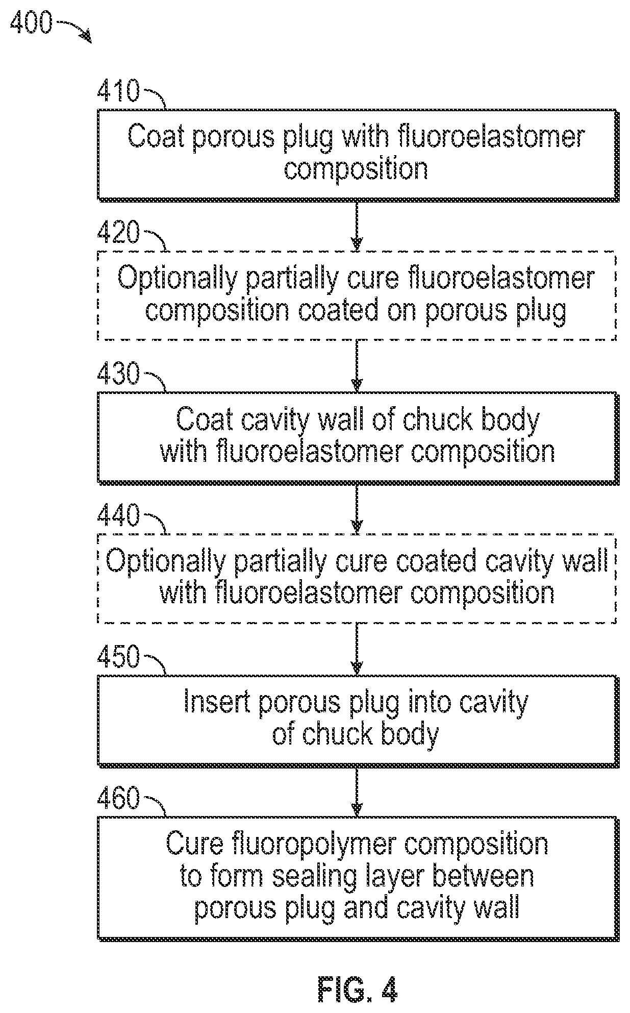 Patent US12097665 Figure 4 – Porous plug bonding