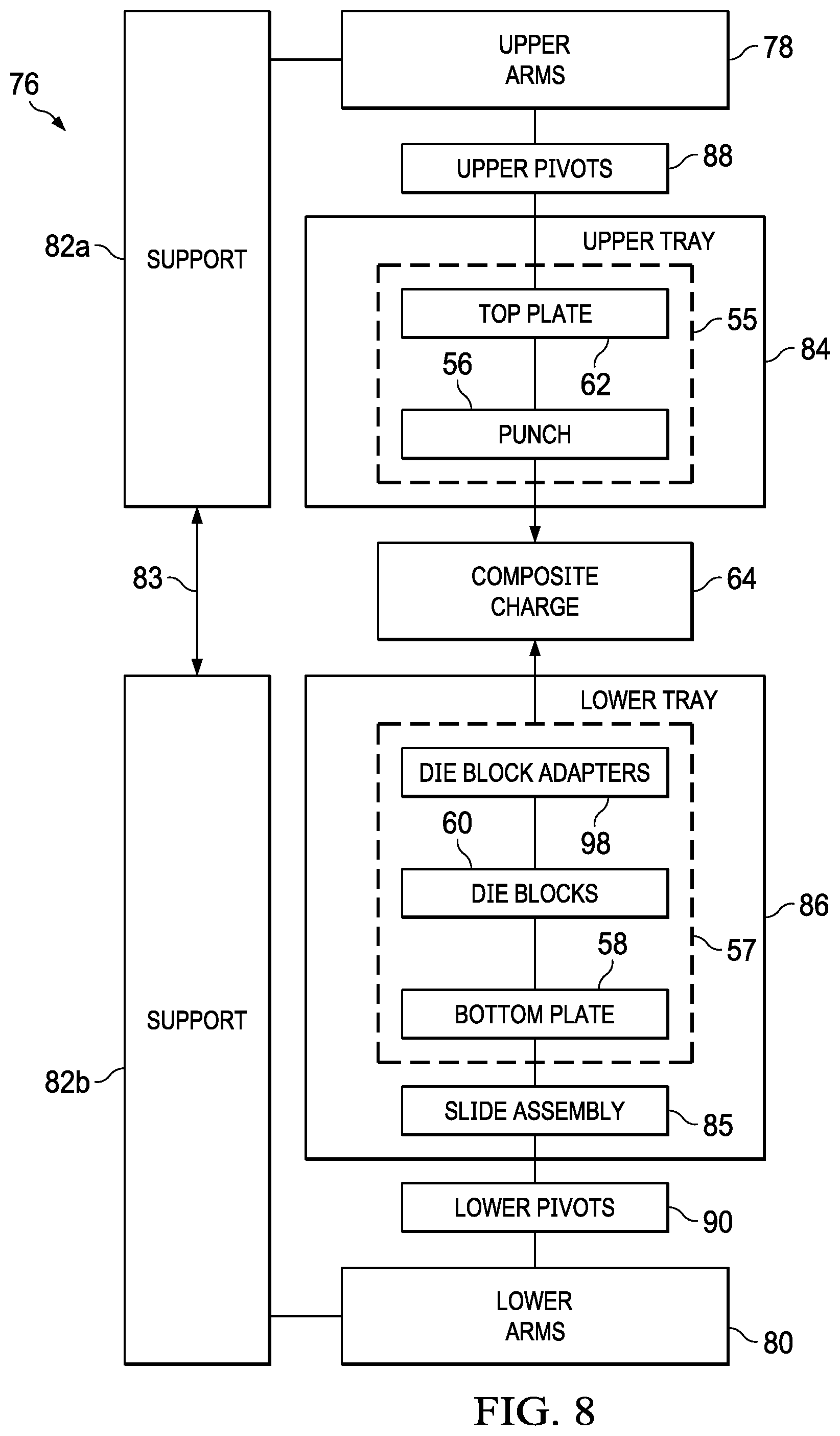 Patent US12097667 Figure 5 – Stringer forming apparatus and method