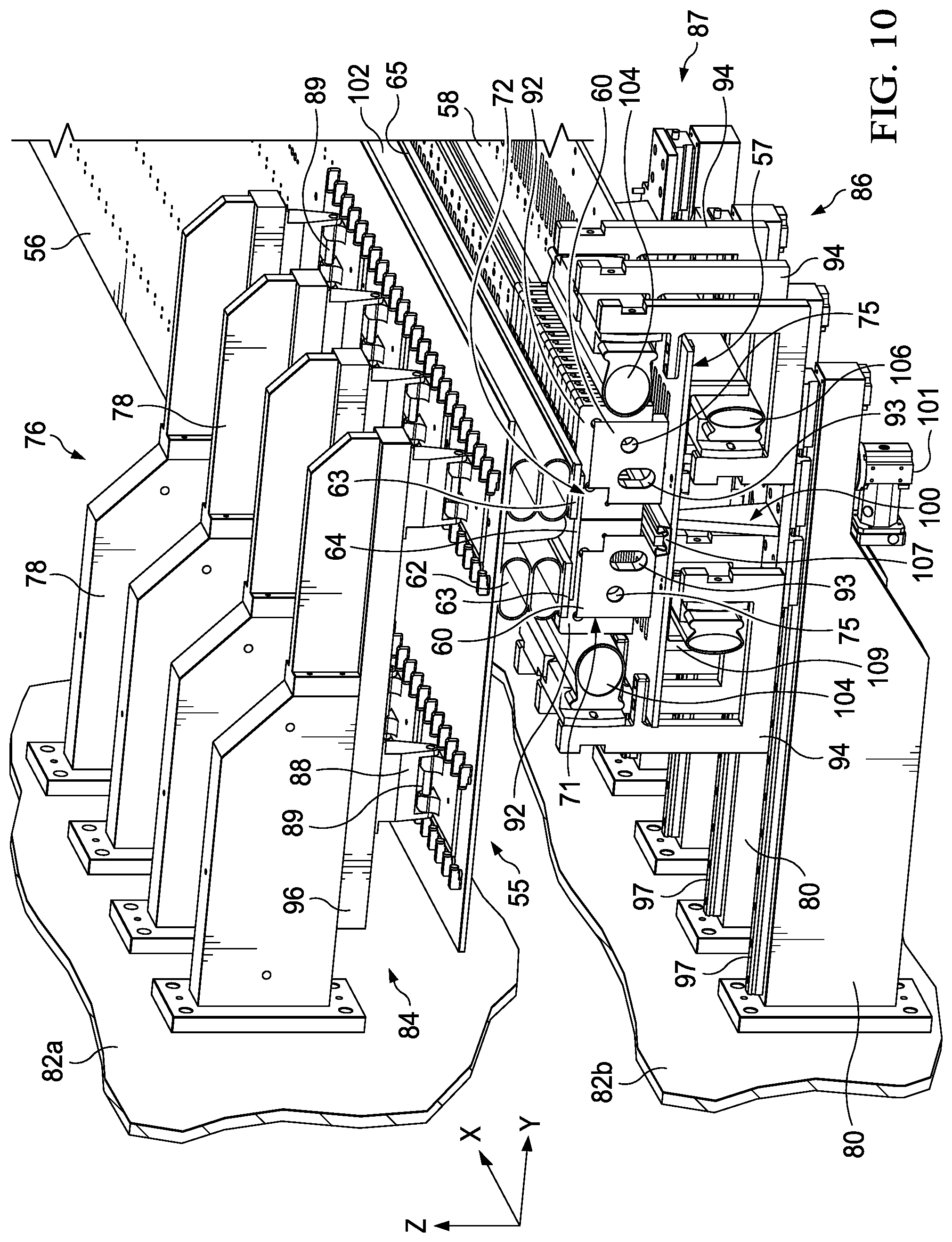 Patent US12097667 Figure 7 – Stringer forming apparatus and method