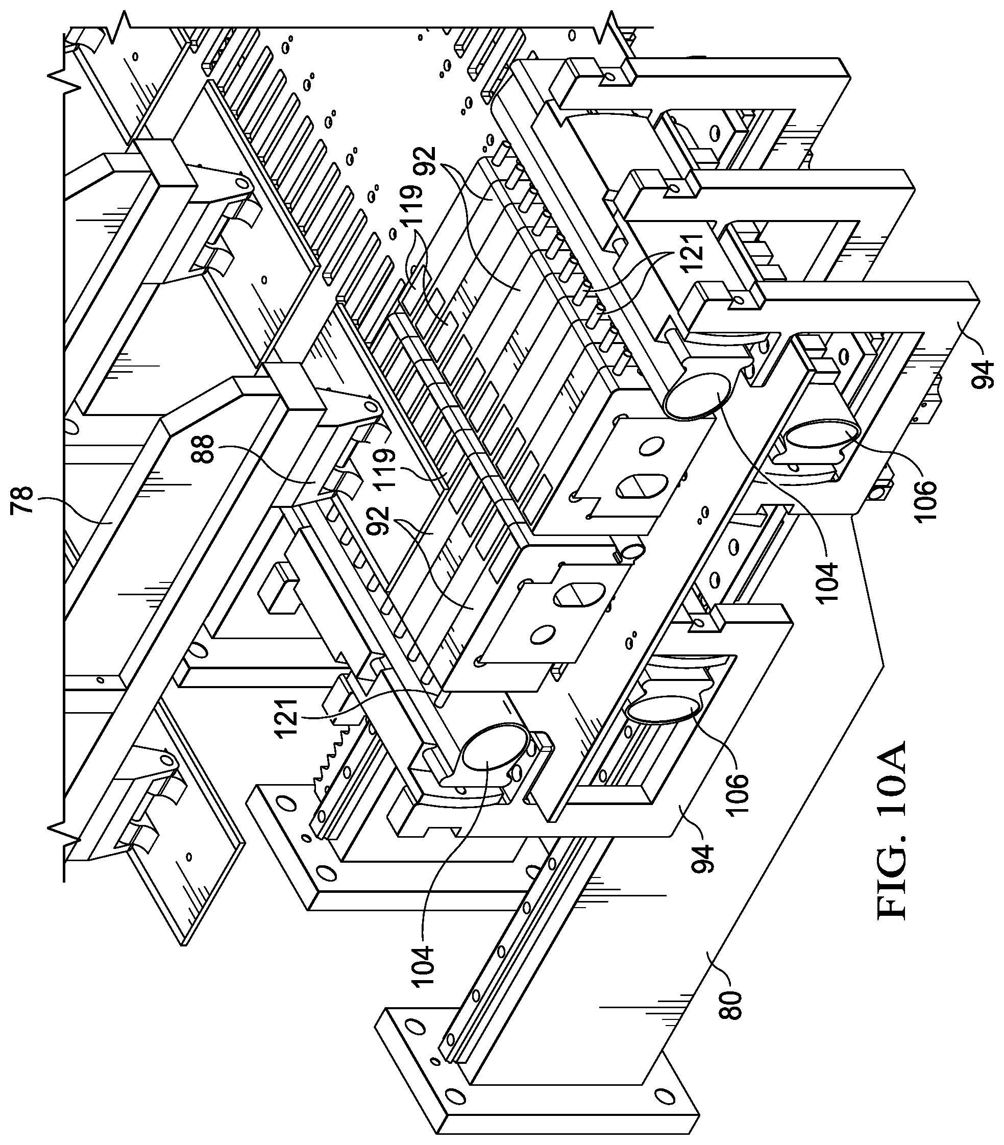 Patent US12097667 Figure 8 – Stringer forming apparatus and method