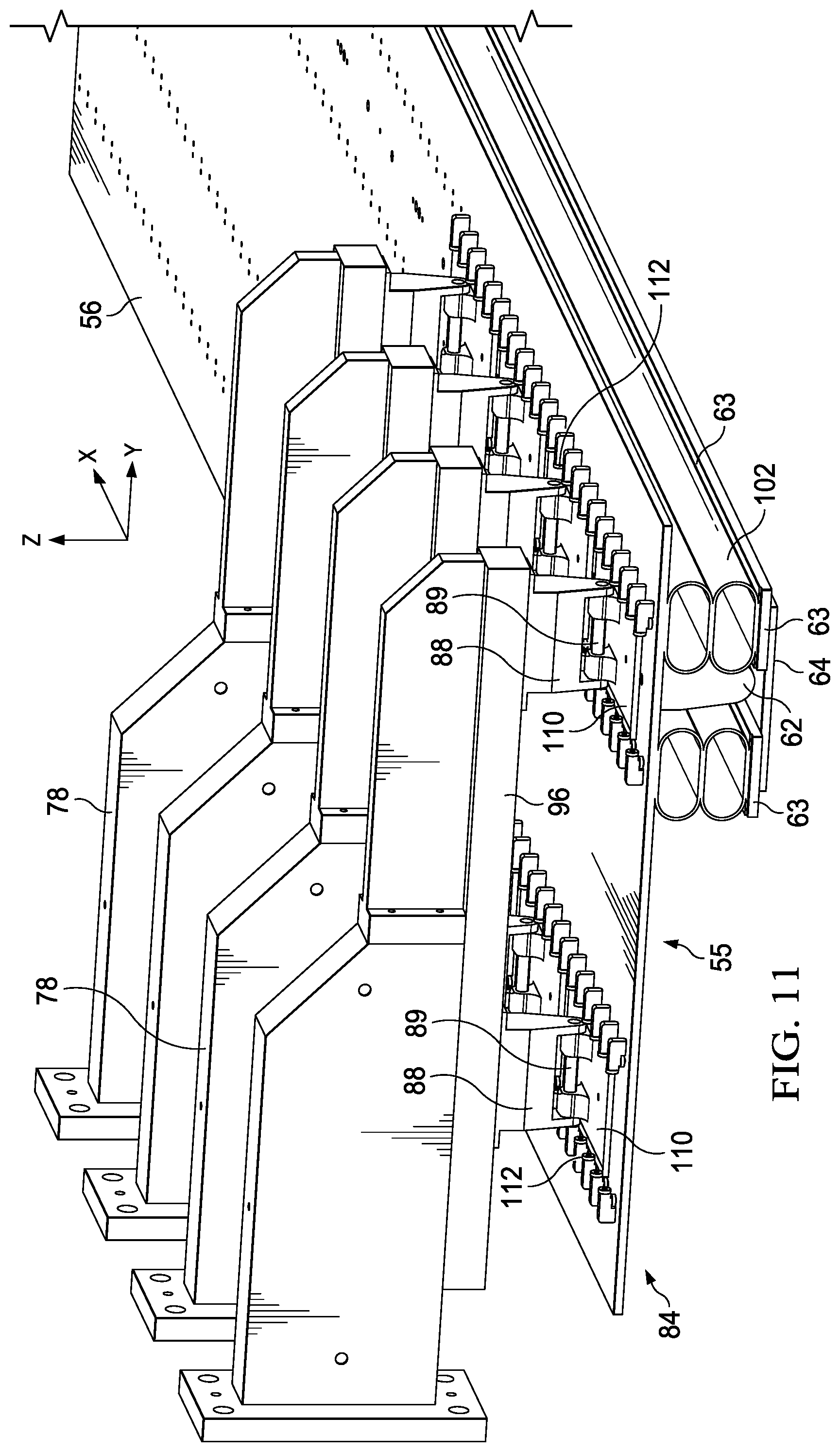 Patent US12097667 Figure 9 – Stringer forming apparatus and method
