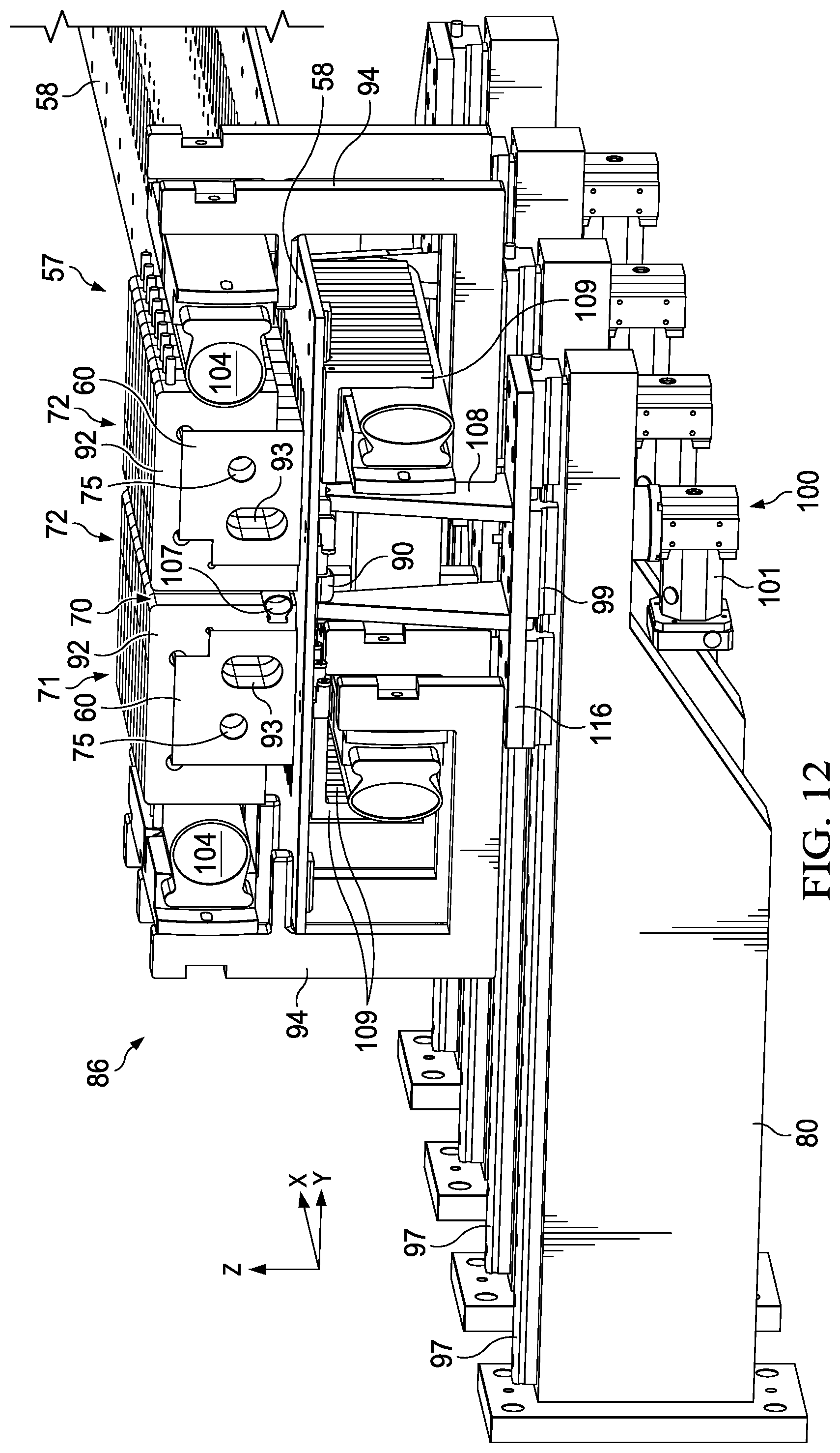 Patent US12097667 Figure 11 – Stringer forming apparatus and method