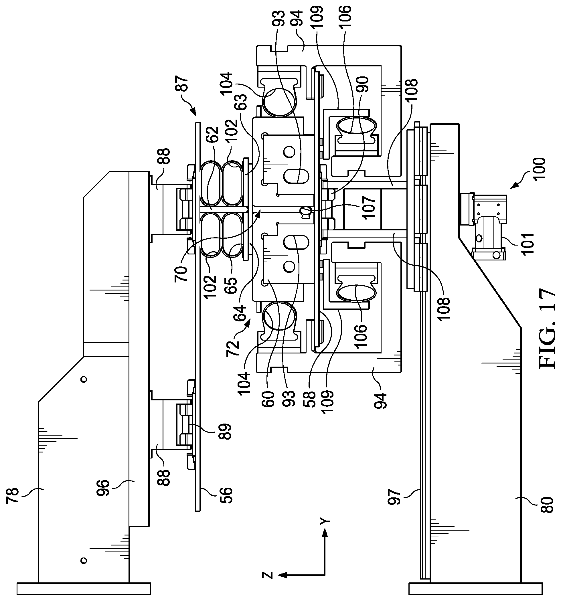 Patent US12097667 Figure 16 – Stringer forming apparatus and method