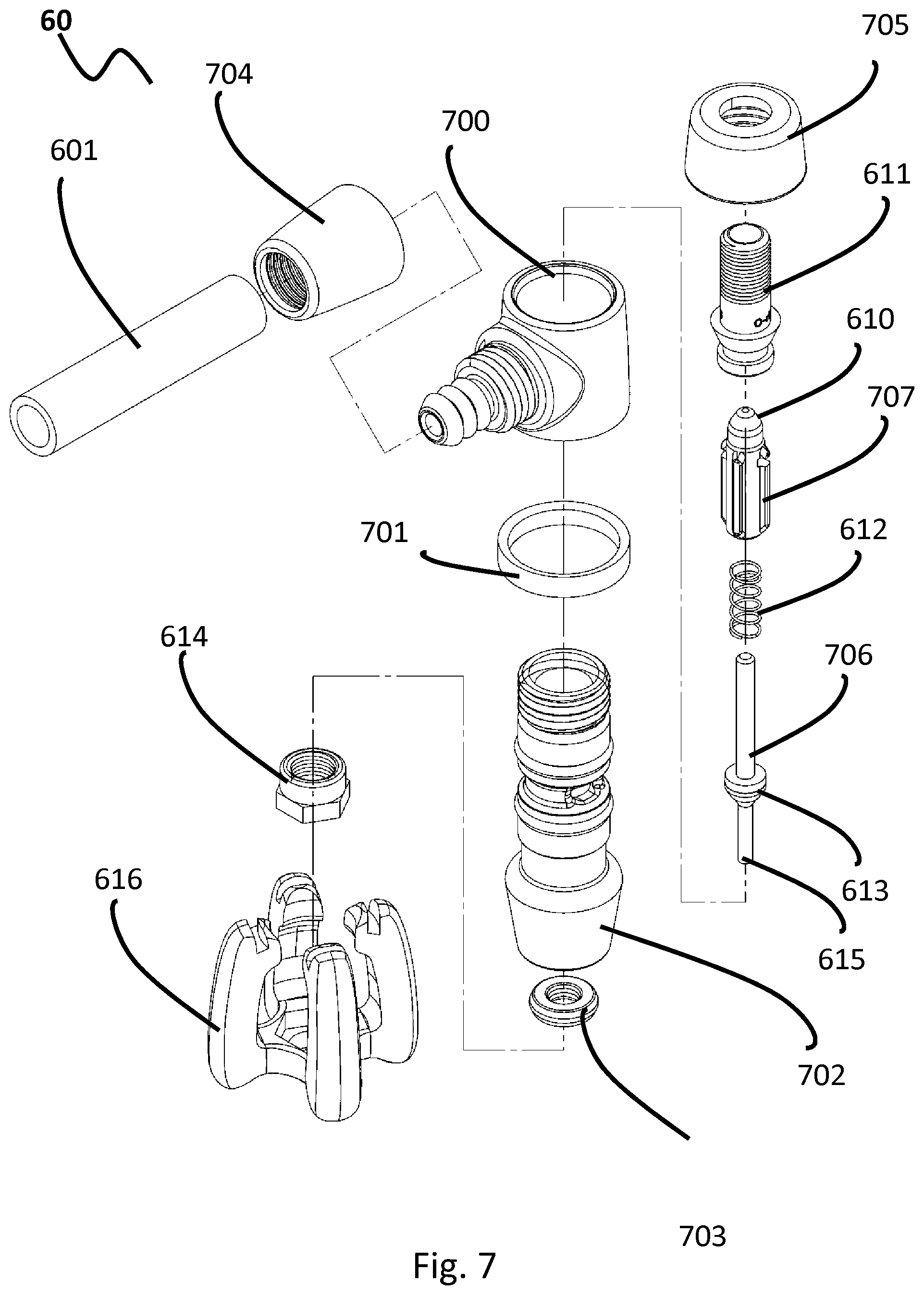 Patent US12097671 Figure 7 – Tire inflation and sealing system