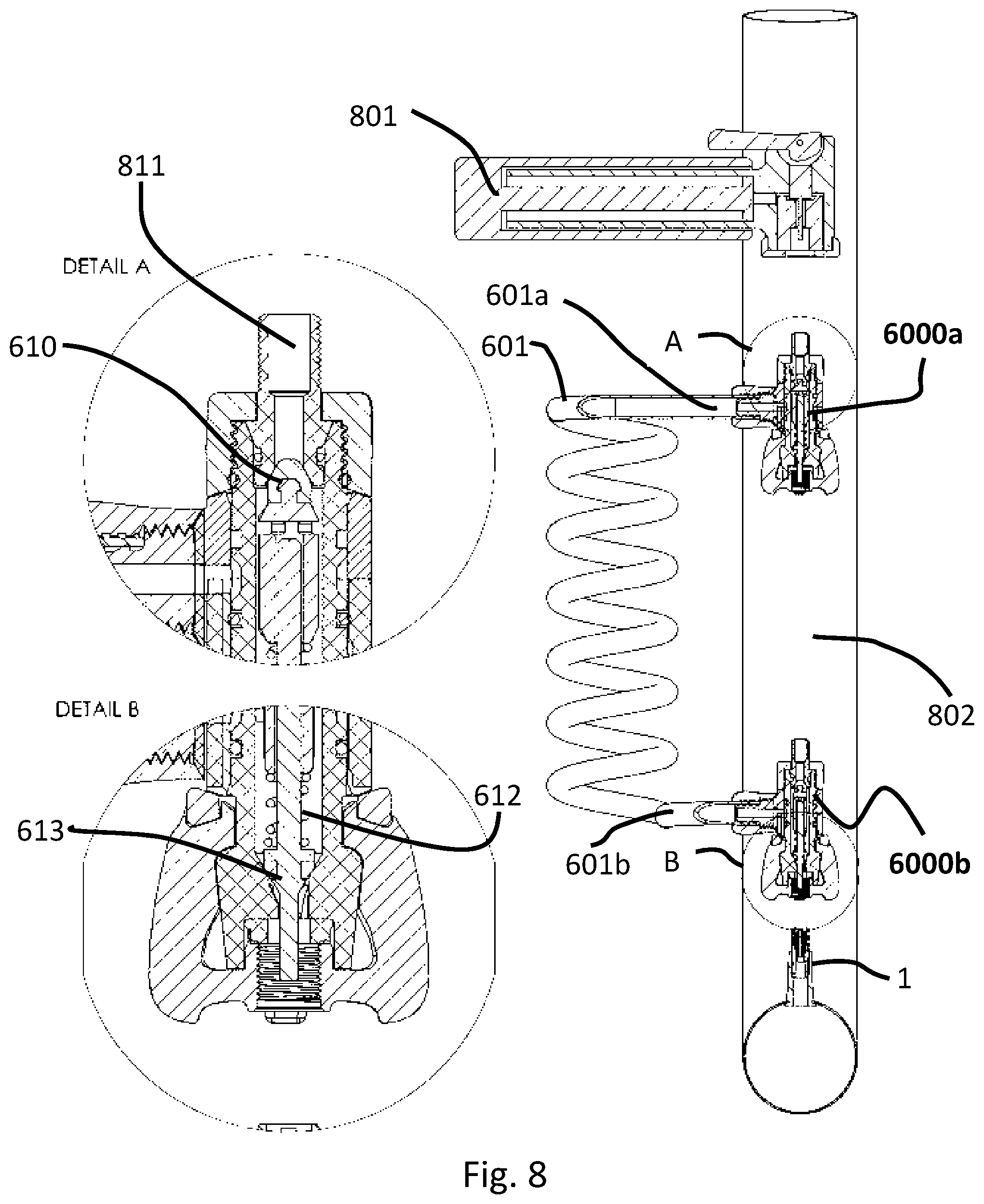 Patent US12097671 Figure 8 – Tire inflation and sealing system