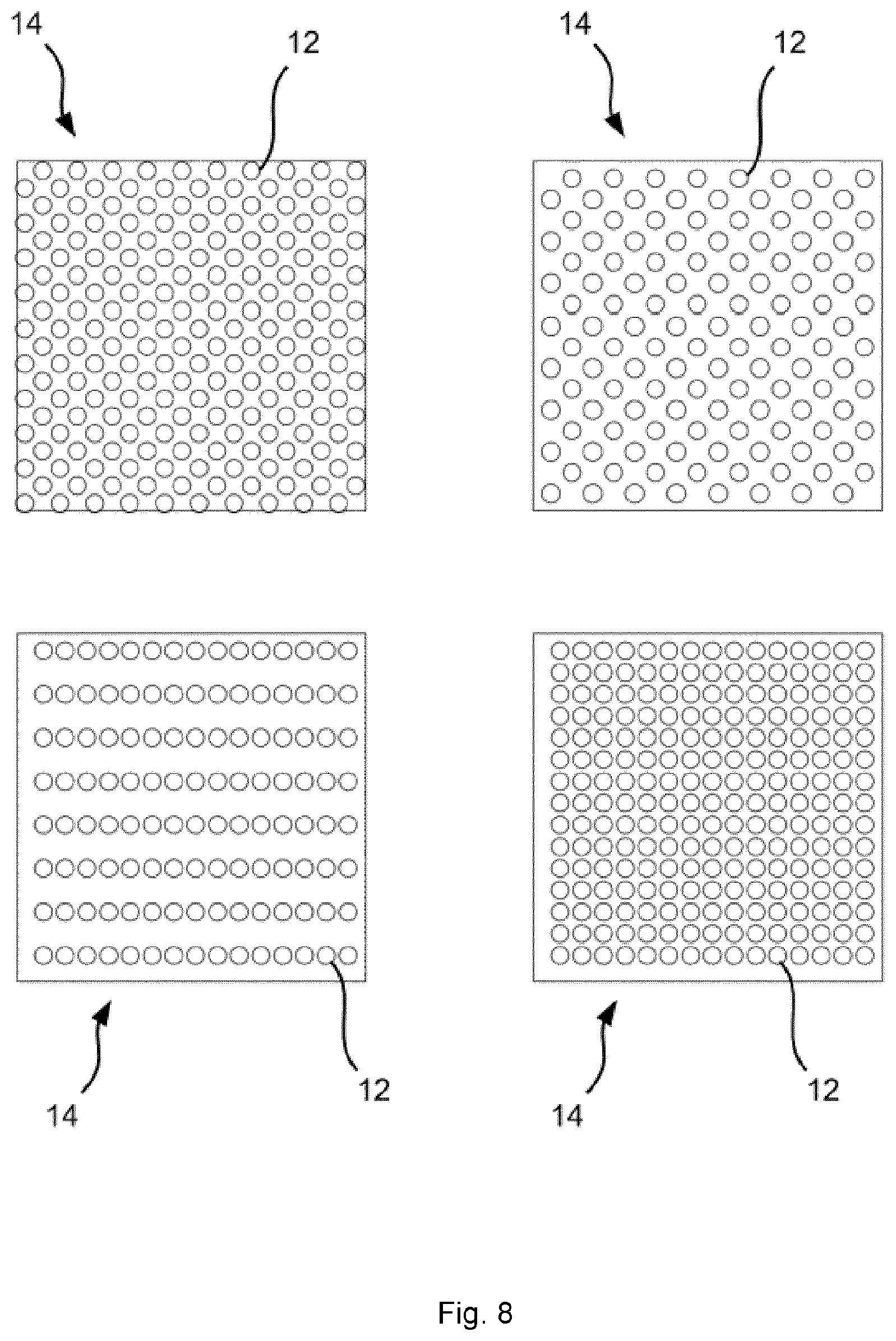 Patent US12097676 Figure 8 – Core element for sandwich elements, use of such a core element, and method for producing such a core element