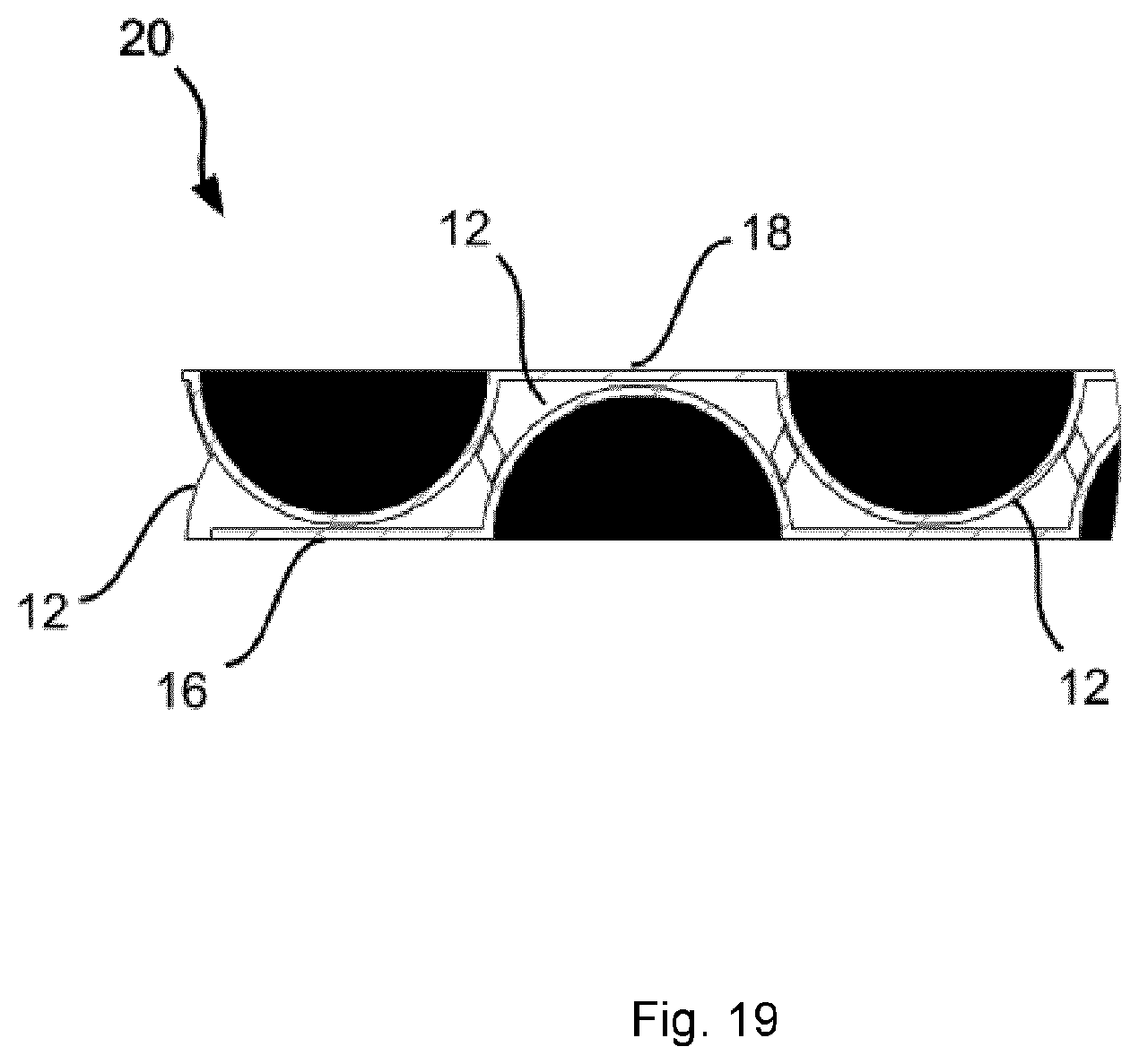 Patent US12097676 Figure 16 – Core element for sandwich elements, use of such a core element, and method for producing such a core element