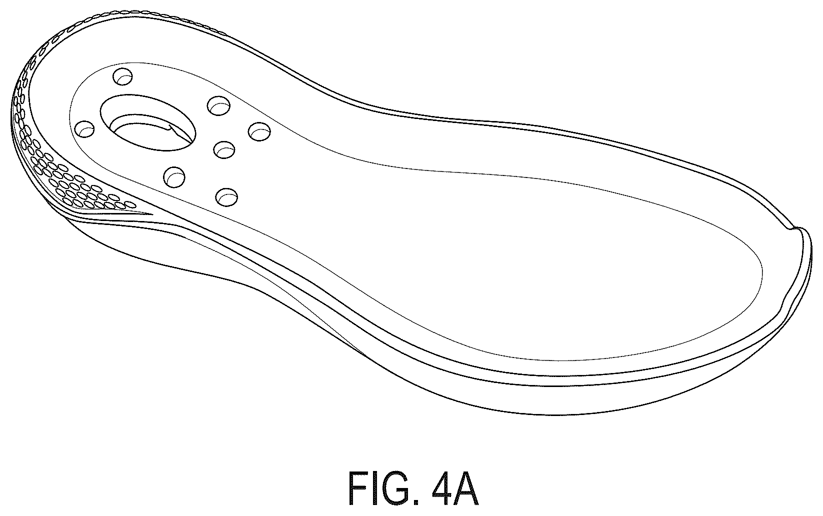 Patent US12097677 Figure 5 – Molded footwear upper with knit texture