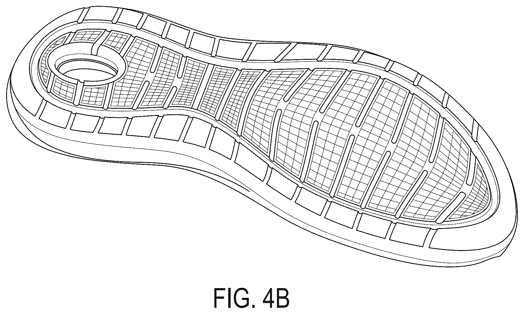 Patent US12097677 Figure 6 – Molded footwear upper with knit texture