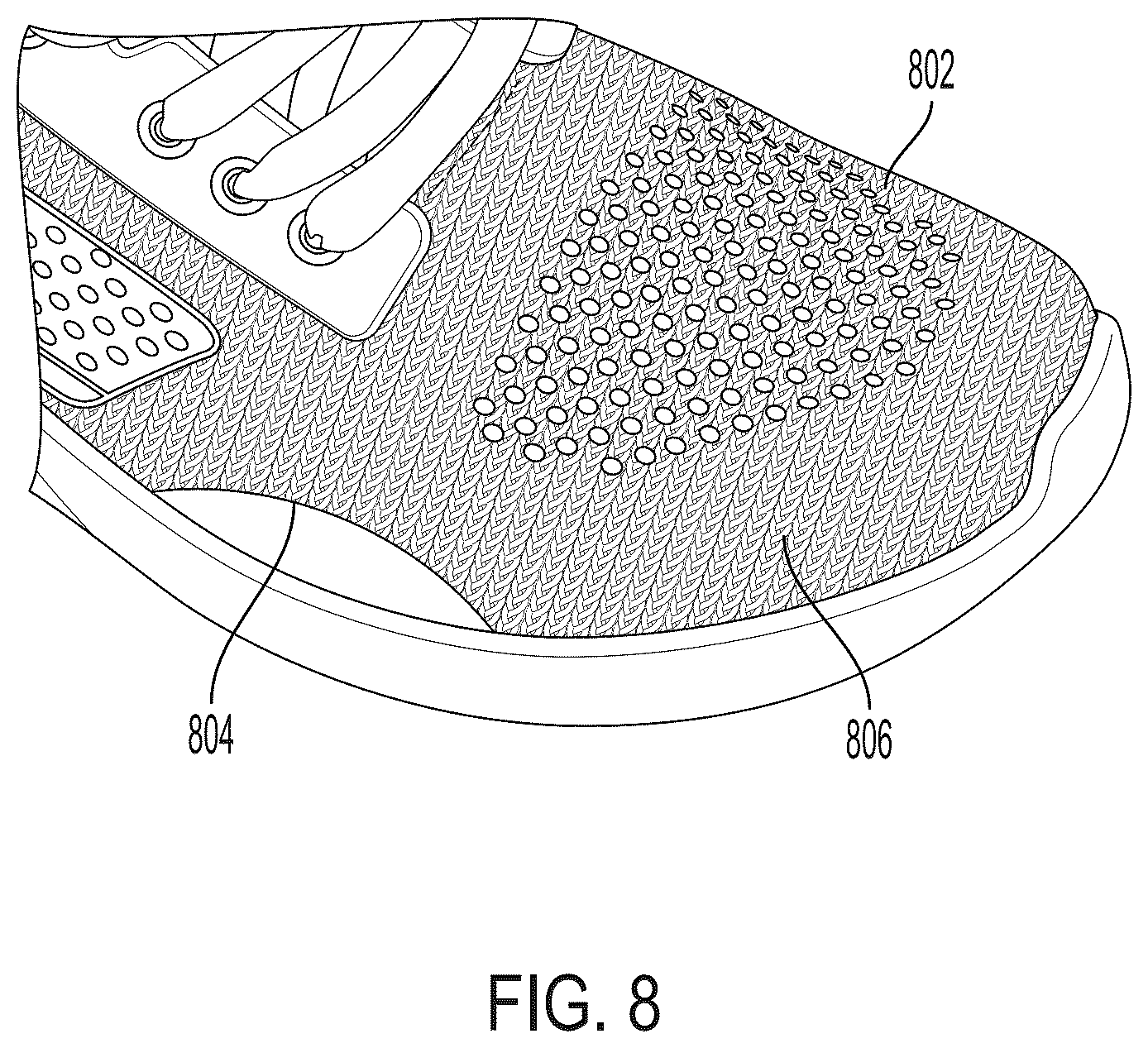 Patent US12097677 Figure 15 – Molded footwear upper with knit texture