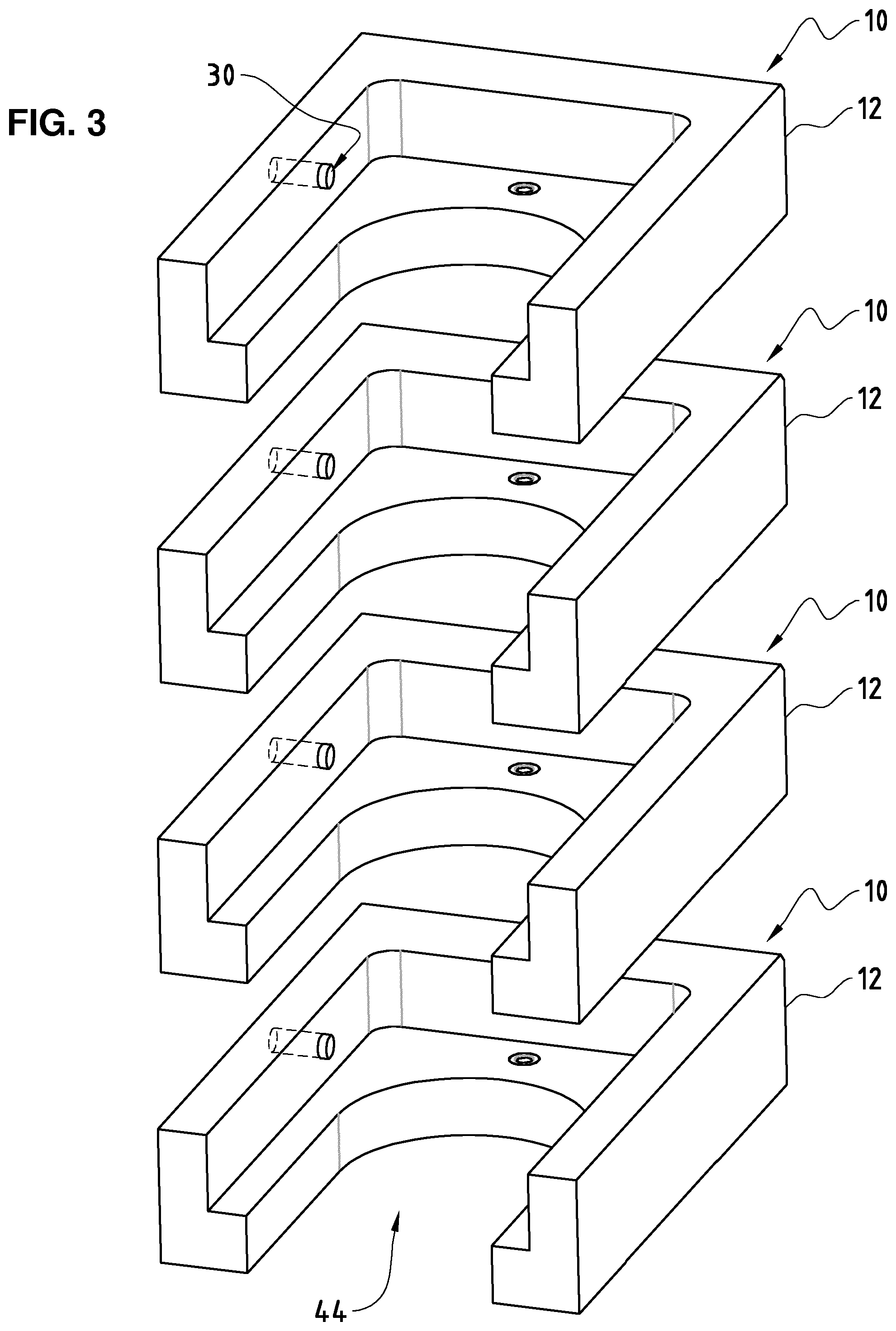 Patent US12097679 Figure 3 – Press device for a powder press and a tool changing system