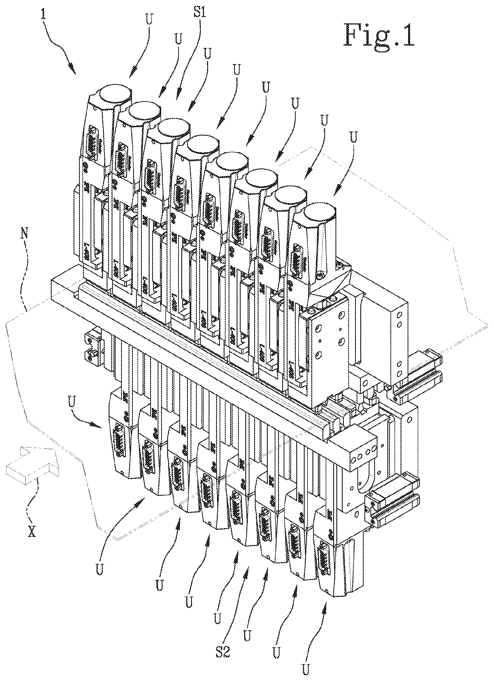 Patent US12097680 Figure 1 – Incision station for packaging machine and relative incision method