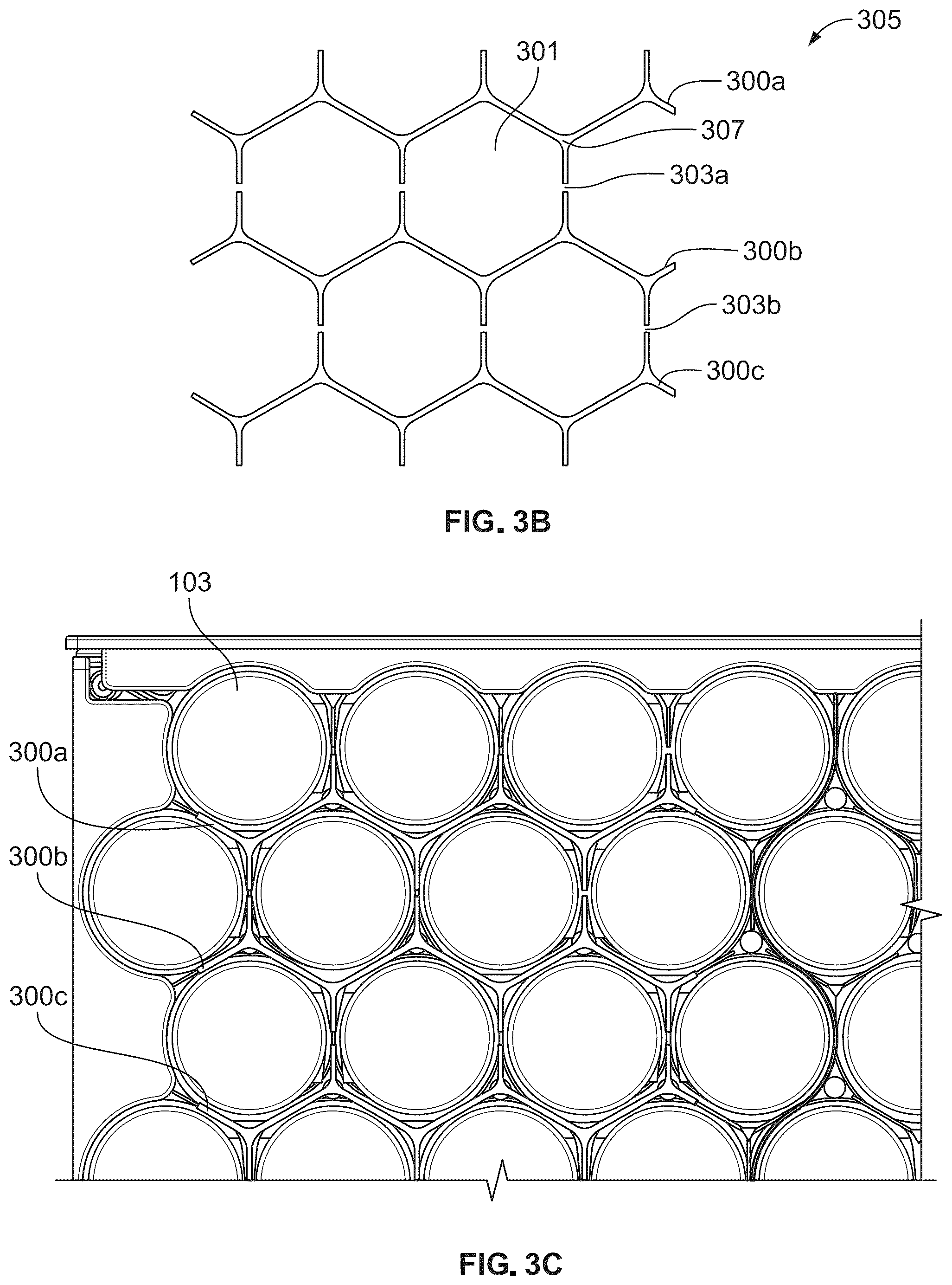 Patent US12097681 Figure 4 – Intercellular structure for battery module