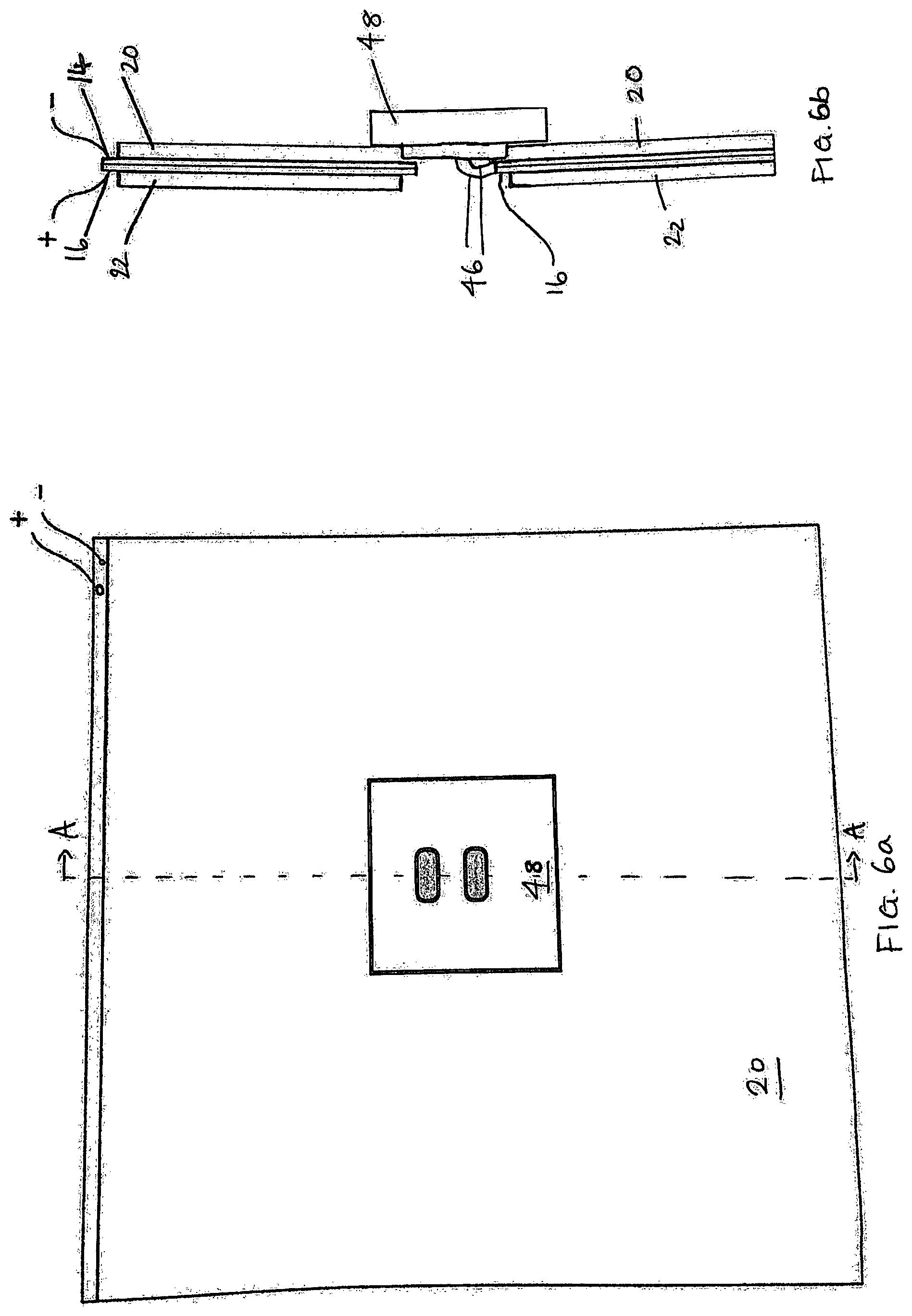 Patent US12097683 Figure 7 – Transparent structure with electrically conductive elements